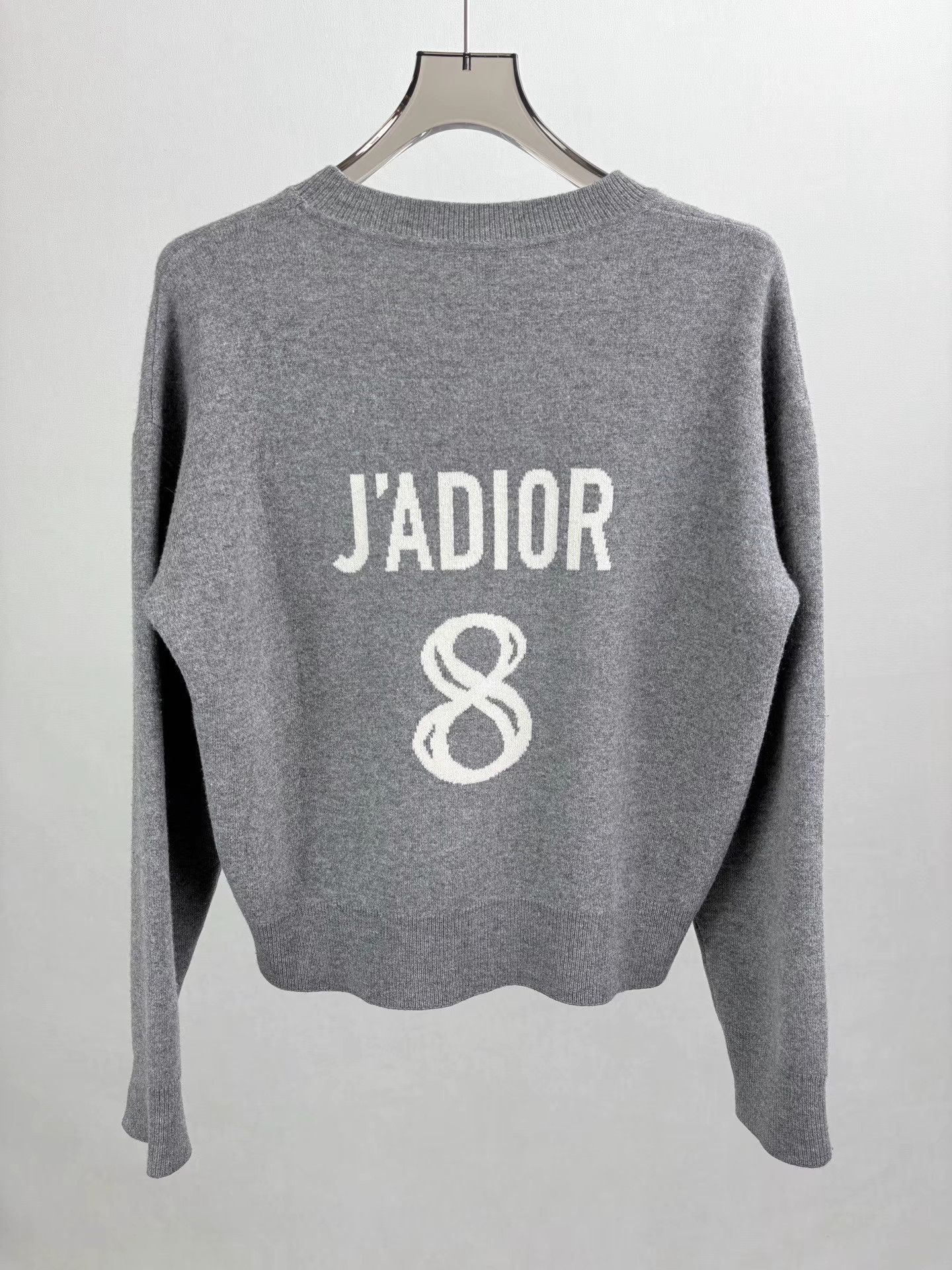 Dior DIOR Back Logo Cashmere Knit Sweater Size XS / US 0-2 / IT 36-38 - 1 Thumbnail