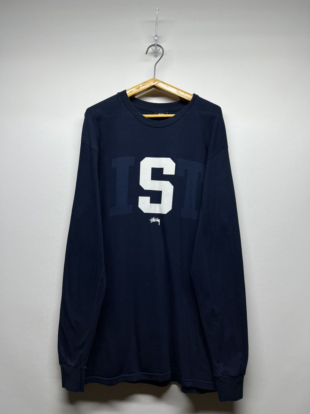 Stussy Vintage Y2k Stussy IST 💙 Big Logo Long Sleeve 00’s Size US M / EU 48-50 / 2 - 4 Thumbnail