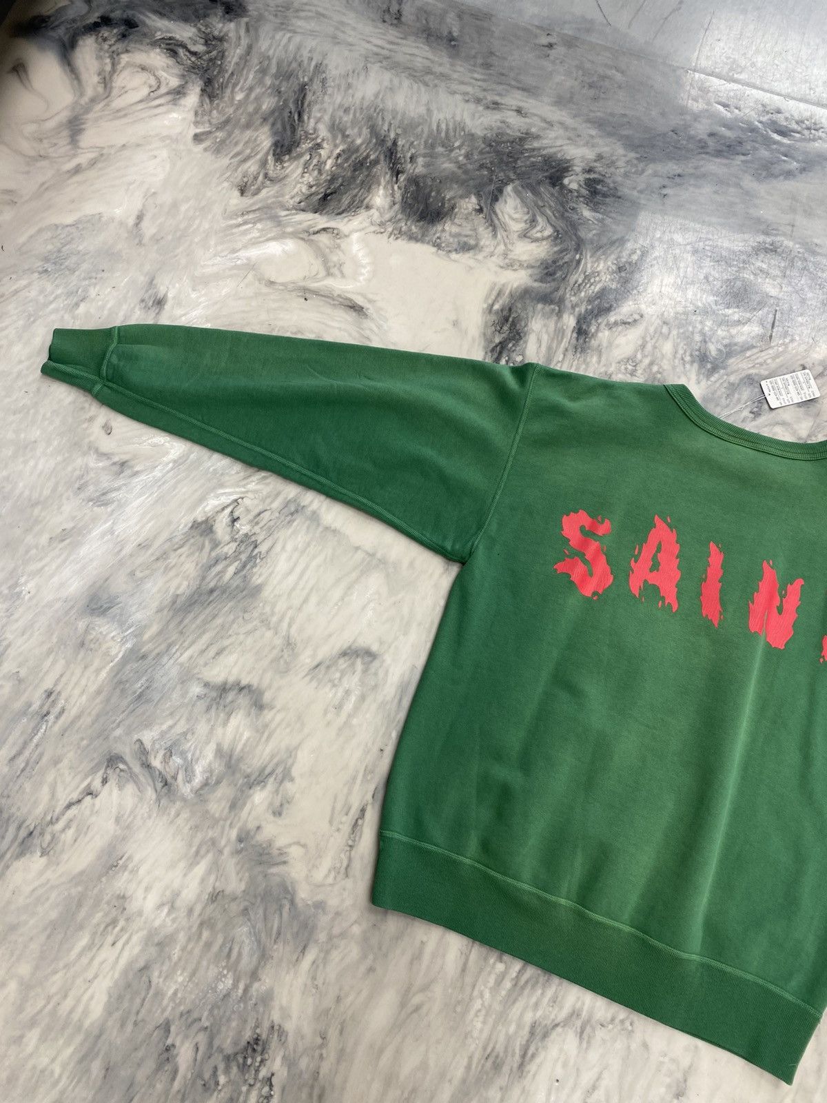Saint Michael Saint Michael Goat crewneck green large authentic Size US L / EU 52-54 / 3 - 6 Thumbnail