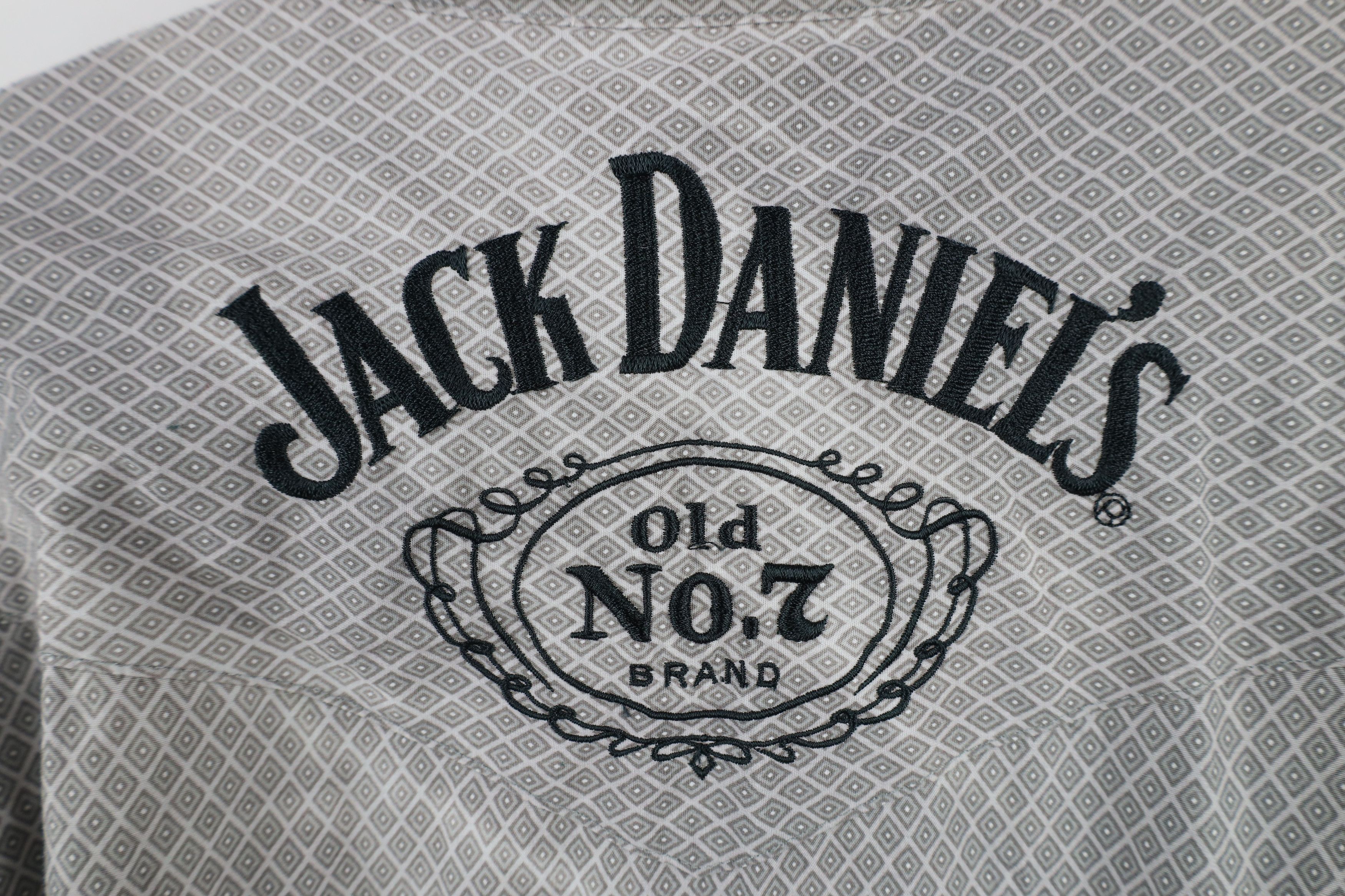 Vintage × Wrangler Vintage Wrangler x Jack Daniels Diamond Snap Button Shirt Size US XXL / EU 58 / 5 - 12 Thumbnail