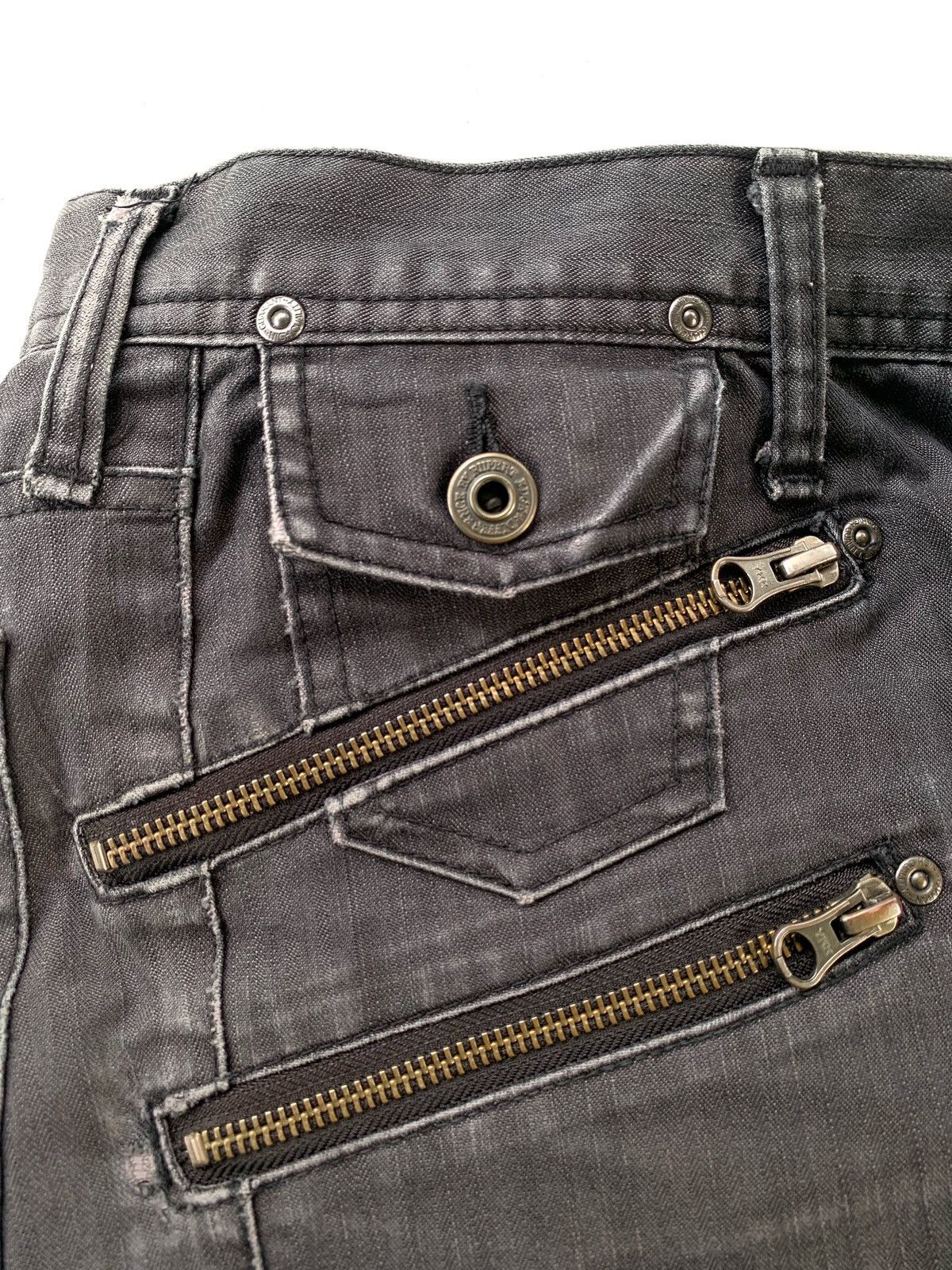 If Six Was Nine × Japanese Brand × Le Grande Bleu (L.G.B.) 2000s Japanese Brand Edge Rupert Zipper Pants Size US 30 / EU 46 - 3 Thumbnail
