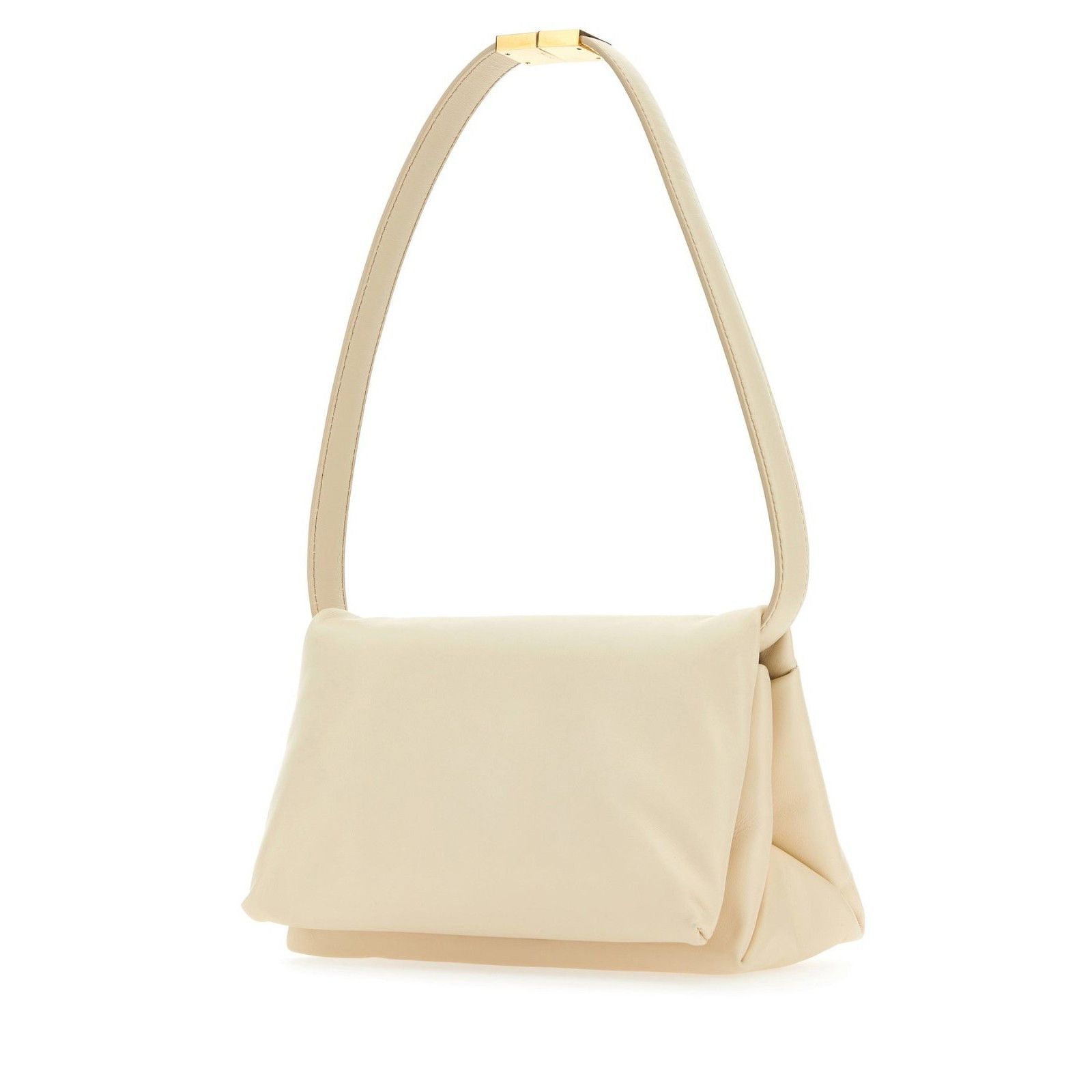 Marni MARNI Prisma Beige White Leather Shoulder Bag New & Authenti Size ONE SIZE - 2 Thumbnail