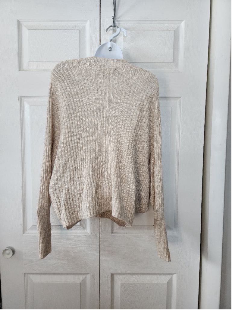 Other Eloquii Tan Ribbed Sweaterb Size XXL / US 16-18 / IT 52-54 - 3 Thumbnail