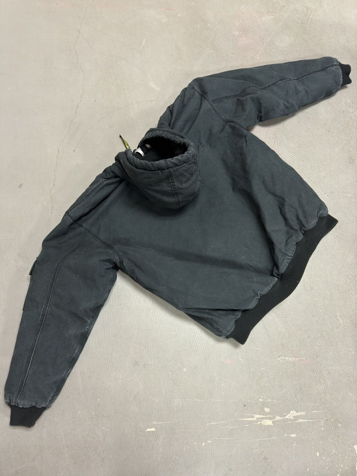 Carhartt × Vintage Vintage Canvas Zip Up Carhartt Style Hooded Work Jacket Size US L / EU 52-54 / 3 - 5 Thumbnail