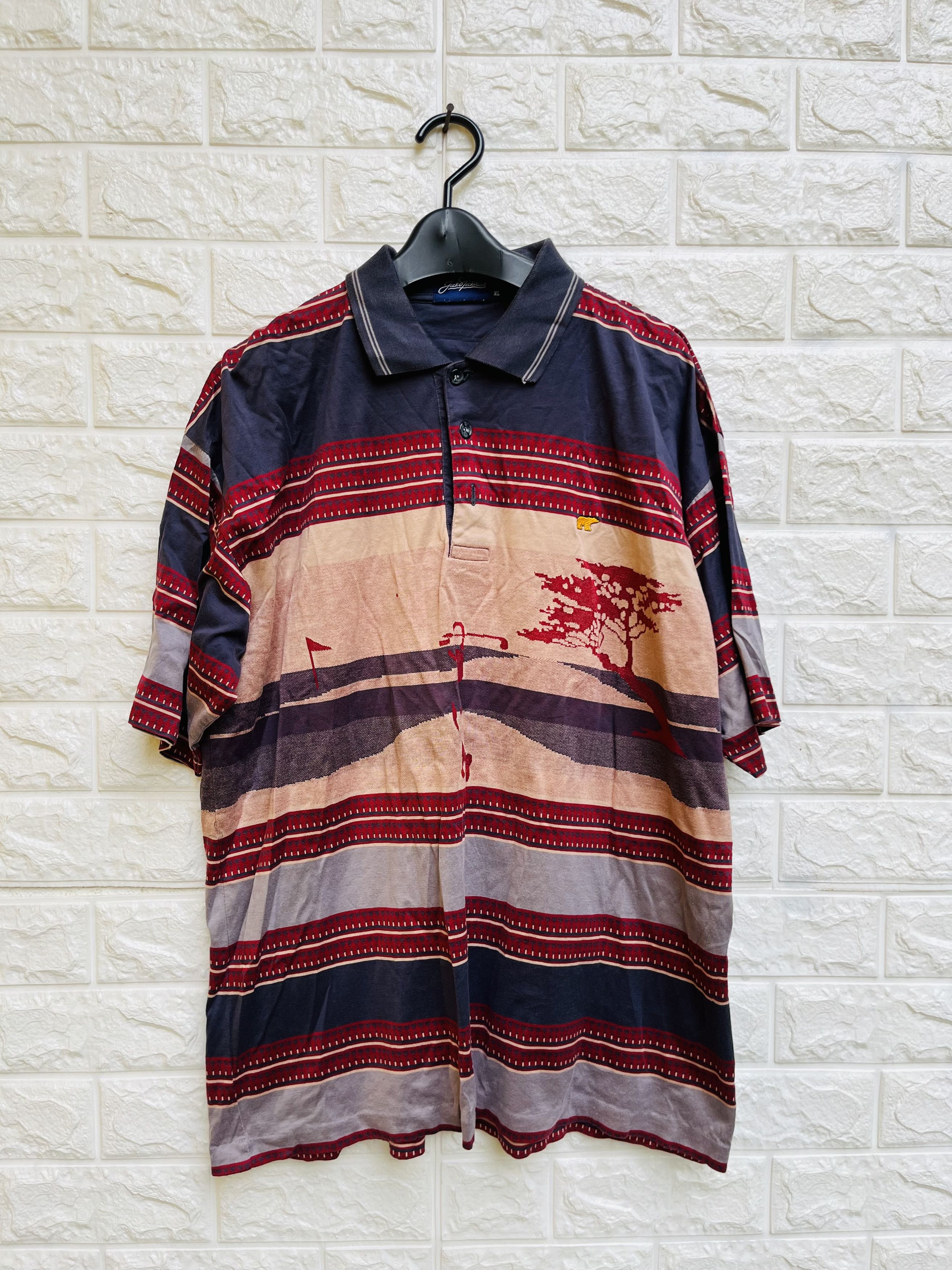 Japanese Brand × Vintage Vintage Jack Spicklaus Golf Japanese Designer Fashion Style Size US L / EU 52-54 / 3 - 1 Thumbnail