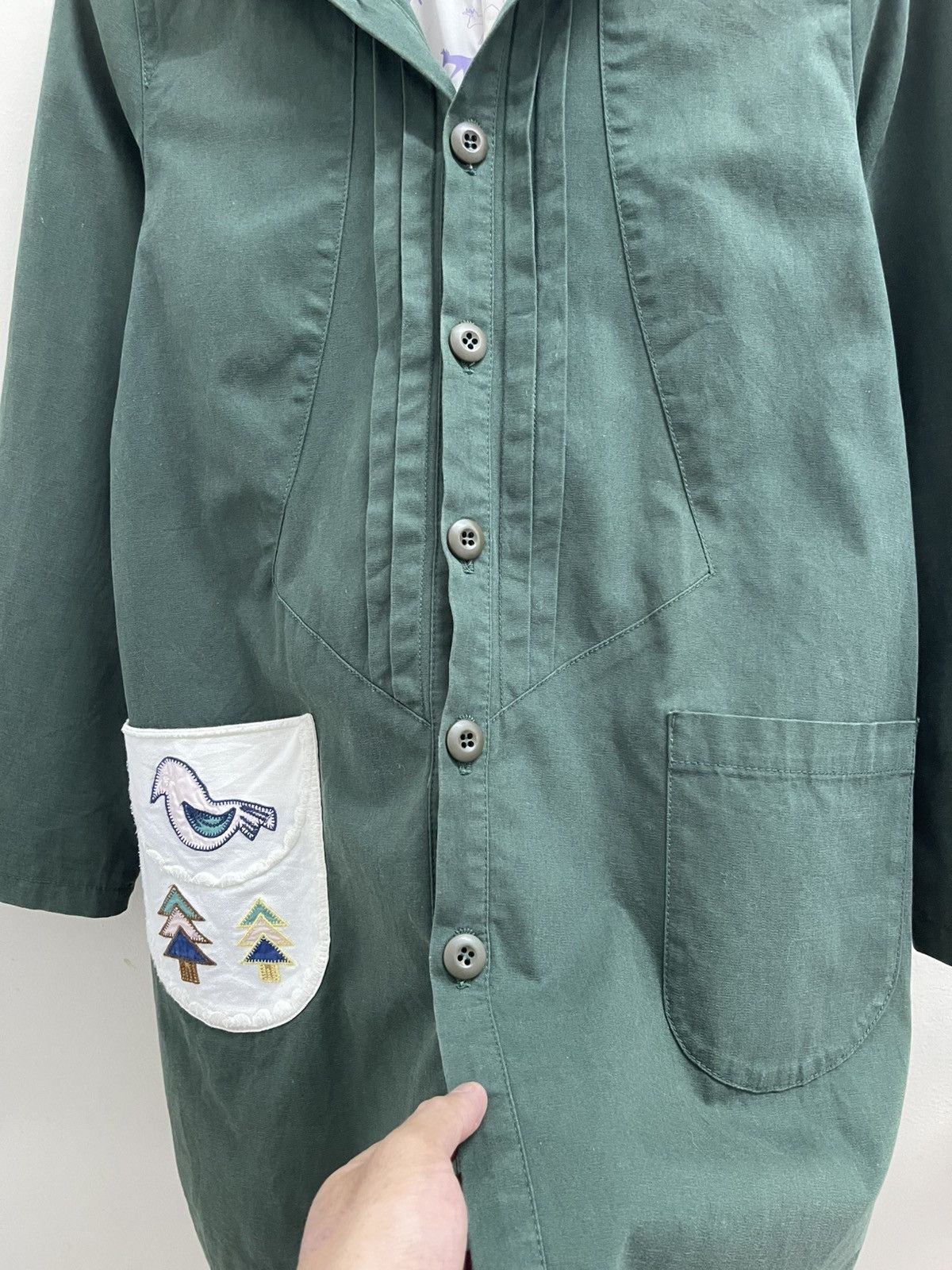 Ne-Net Ne-Net Olive Long Jacket Size US S / EU 44-46 / 1 - 18 Thumbnail