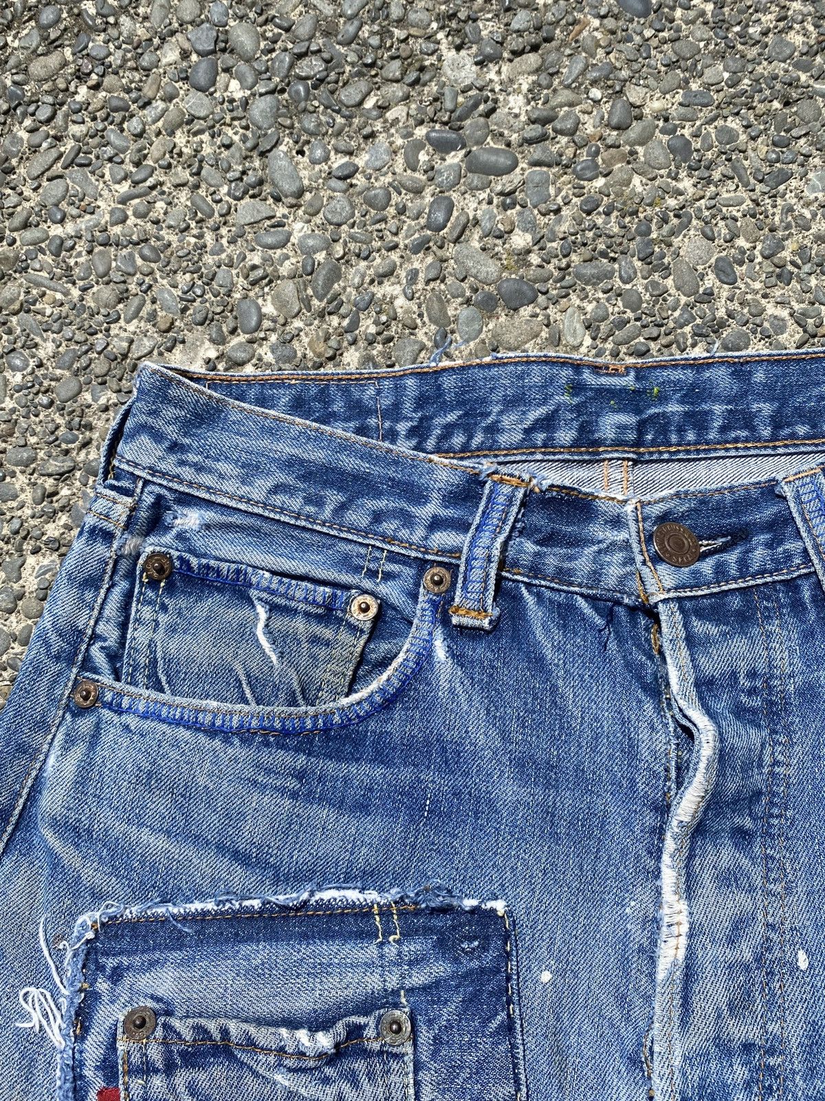 Levi's Vintage 1969 Levis Big E 501xx Selvedge Jeans USA 30 x 30 Size US 30 / EU 46 - 9 Thumbnail
