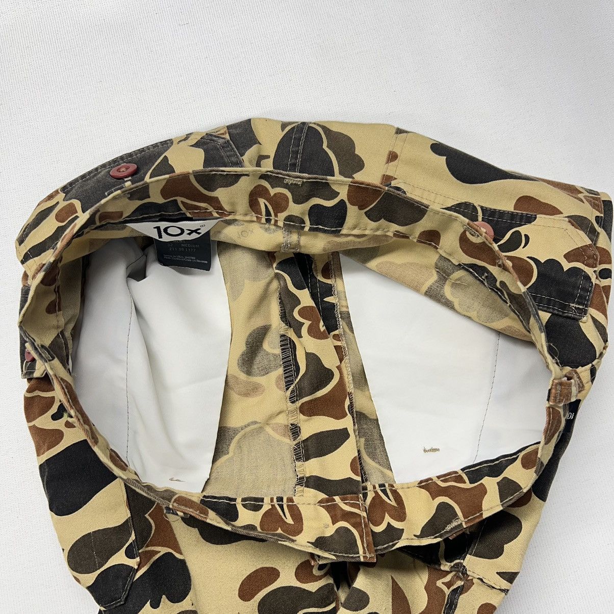 Vintage VTG 10X Cargo Pants Medium Duck Camo Brown Pocket Hunting Size US 32 / EU 48 - 19 Thumbnail