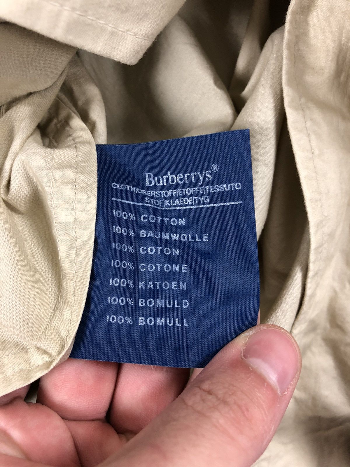 Burberrys tench coat nova check vintage jacket