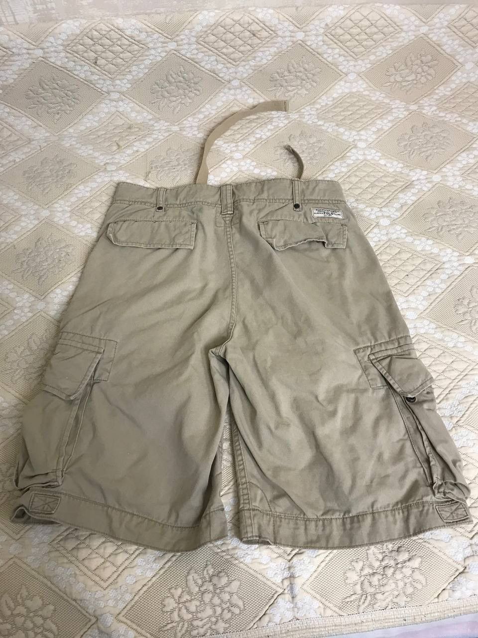 Polo Ralph Lauren 🔥 Polo Ralph Lauren Cargo Shorts Vintage Pockets Y2K Chief Size US 32 / EU 48 - 8 Thumbnail