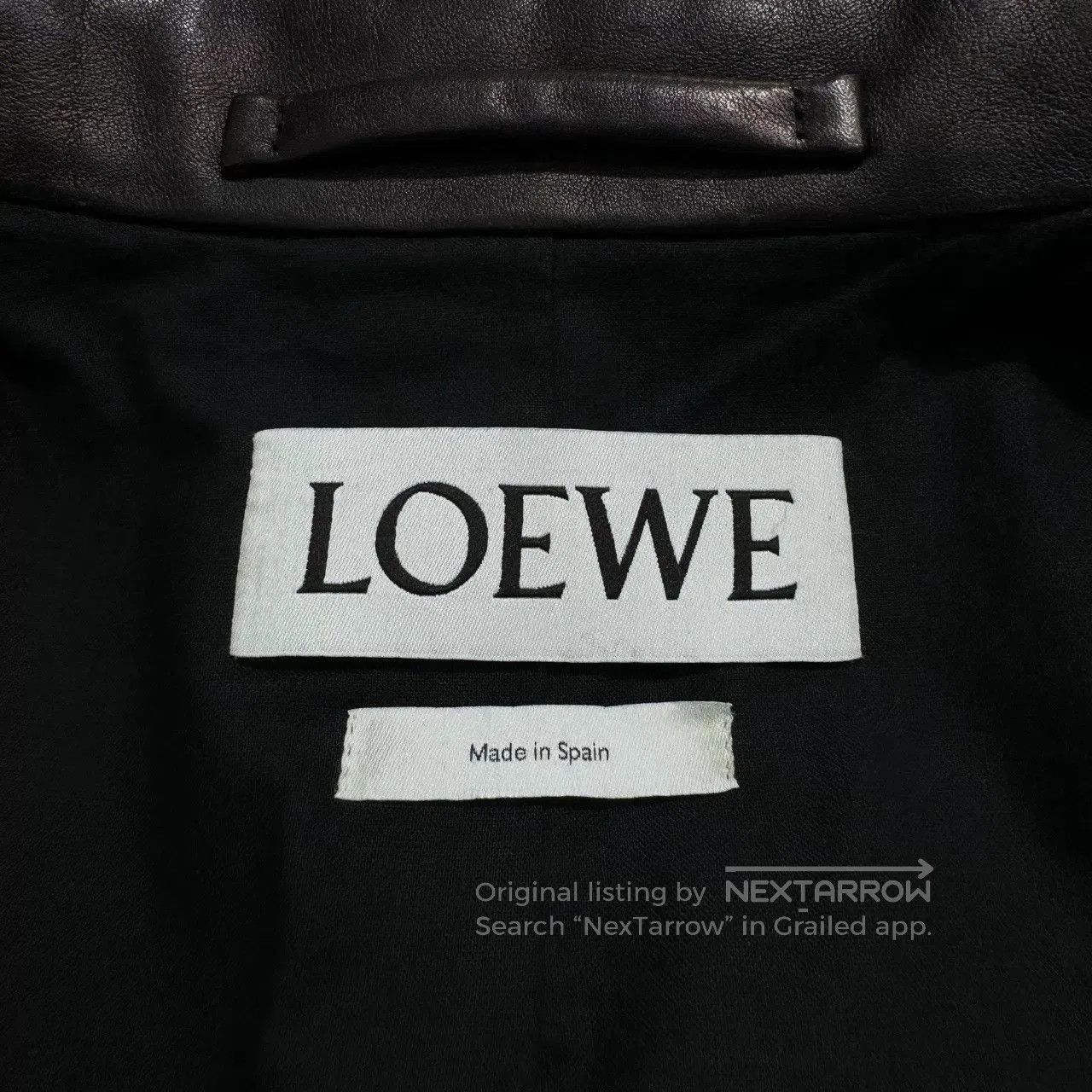 Loewe Loewe Street Journal Motorcycle Leather Jacket. Size US L / EU 52-54 / 3 - 4 Thumbnail