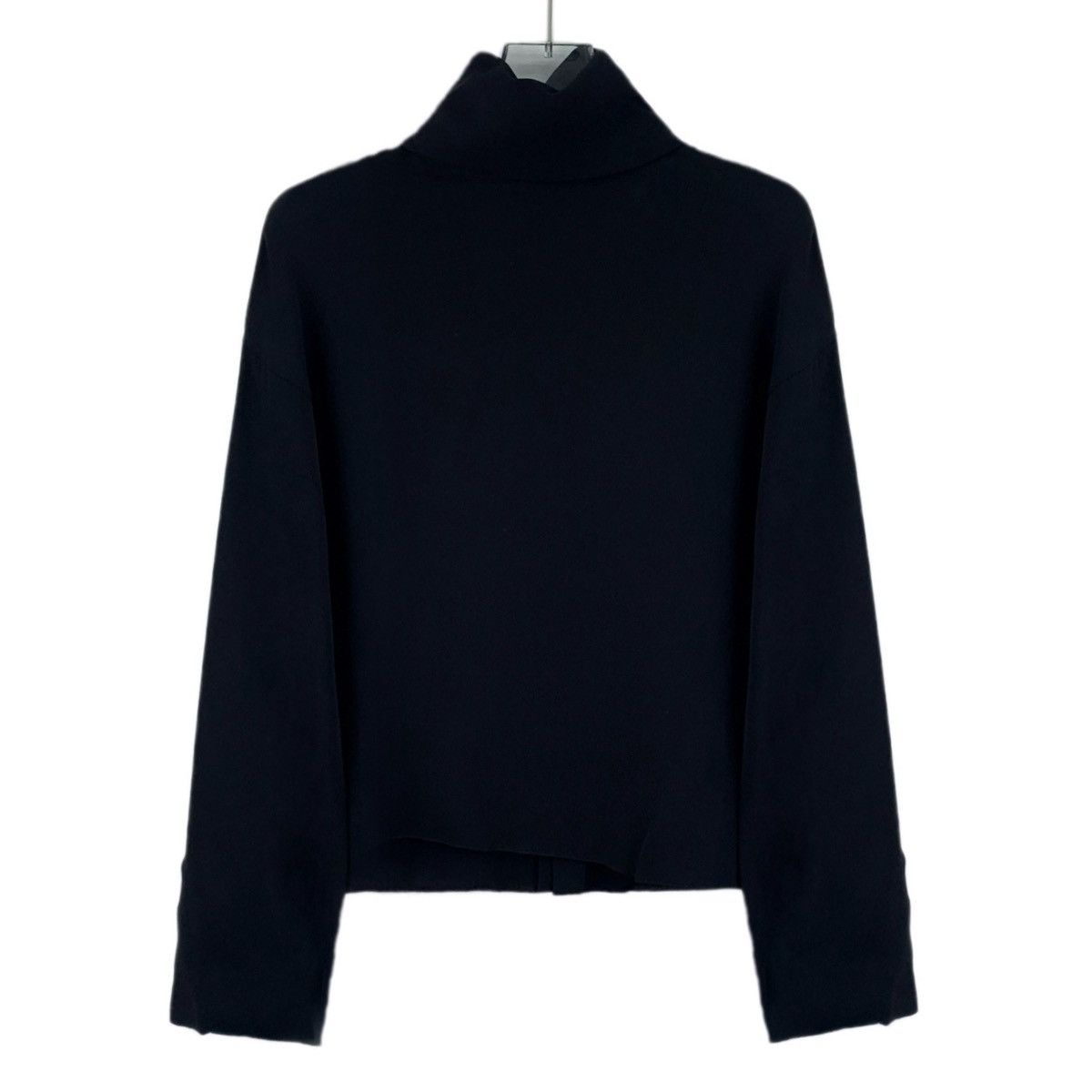 Chanel Chanel Black Silk High Neck Long Sleeve T-shirt K26WX Size XS / US 0-2 / IT 36-38 - 2 Thumbnail