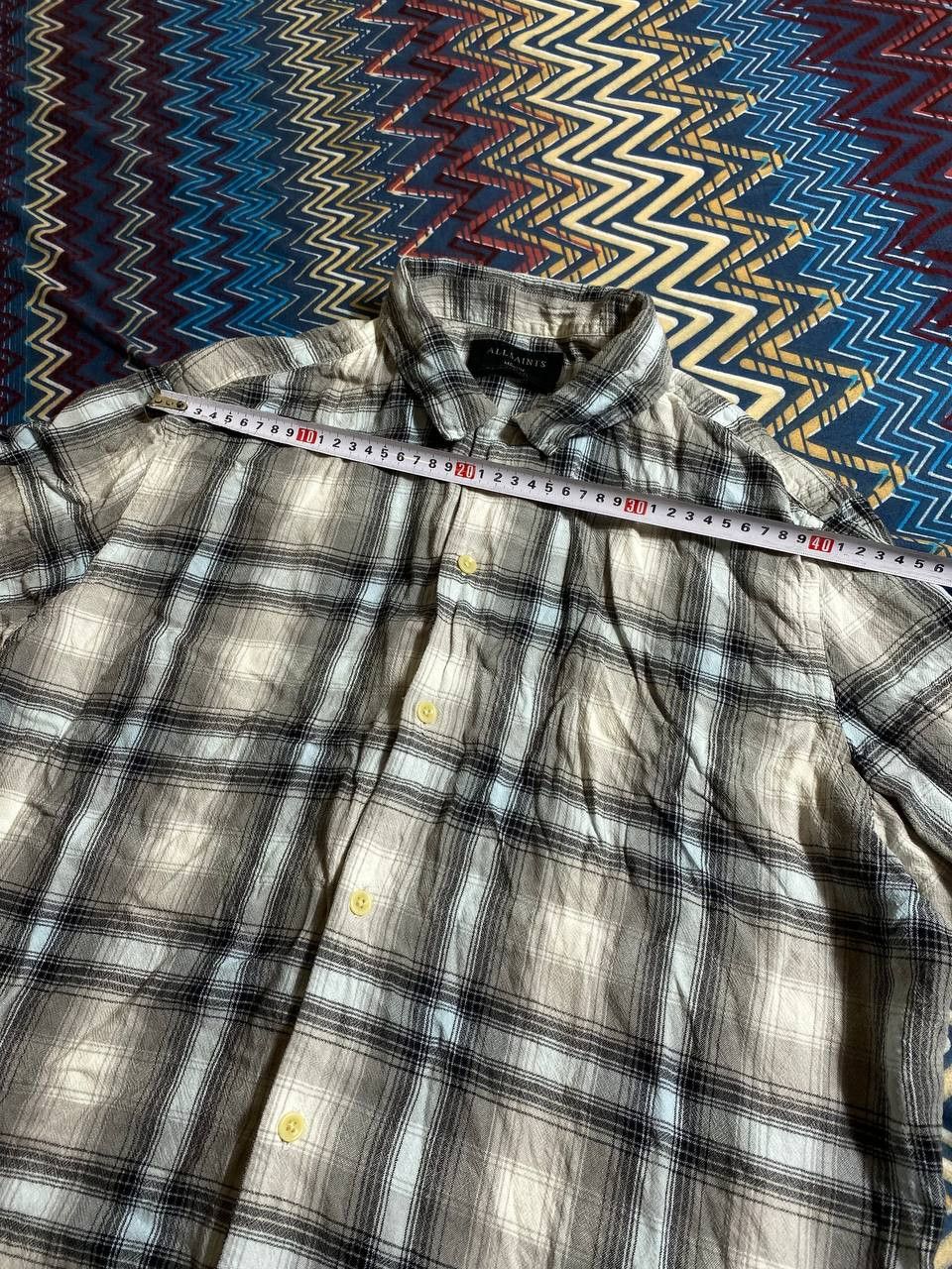 Allsaints × Japanese Brand Allsaints flannel shirt button up Size US M / EU 48-50 / 2 - 11 Thumbnail