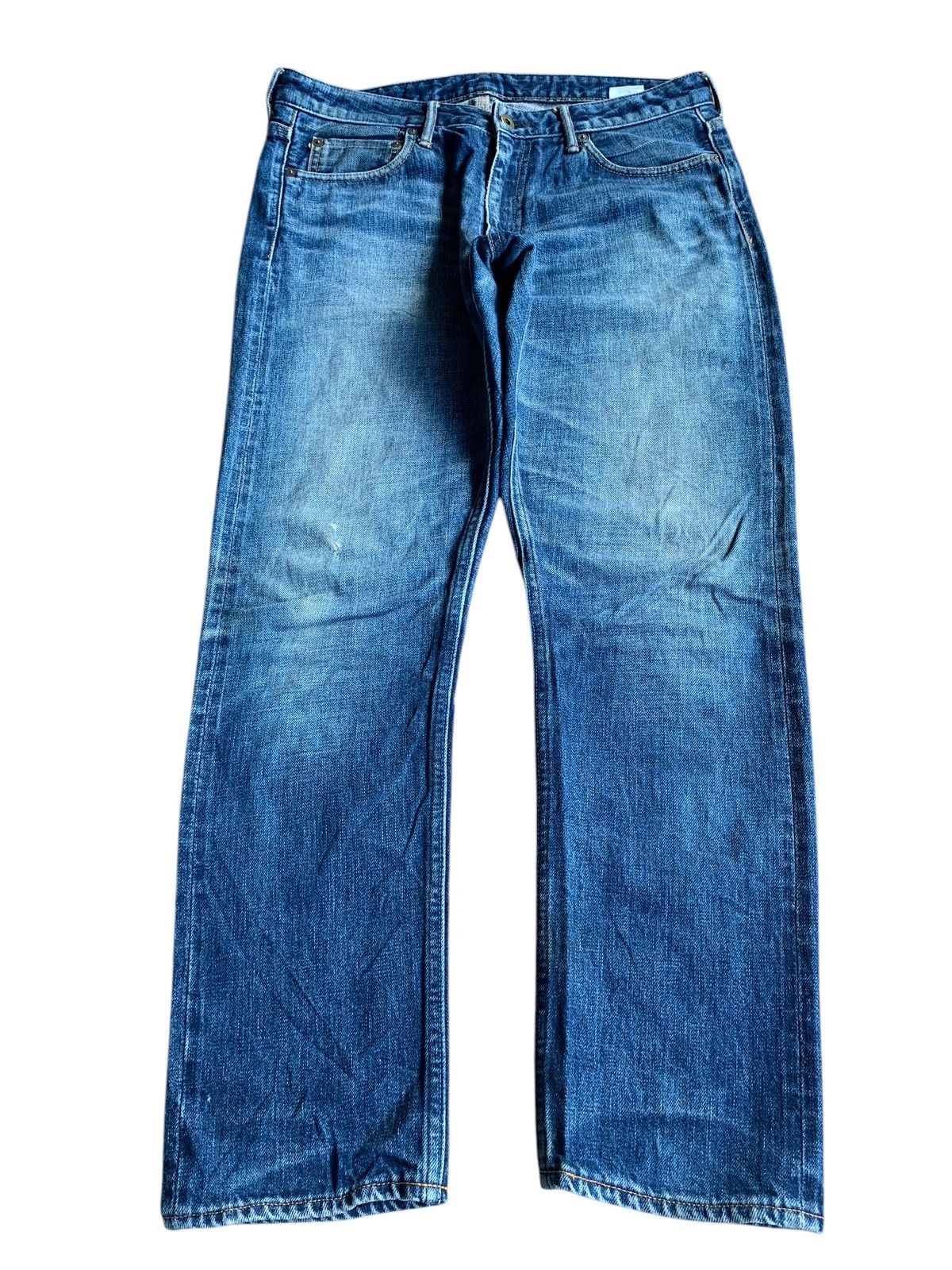 Japanese Brand × Kapital × Vintage JAPAN BLUE JEANS SELVEDGE DISTRESSED DENIM Size US 33 - 3 Thumbnail