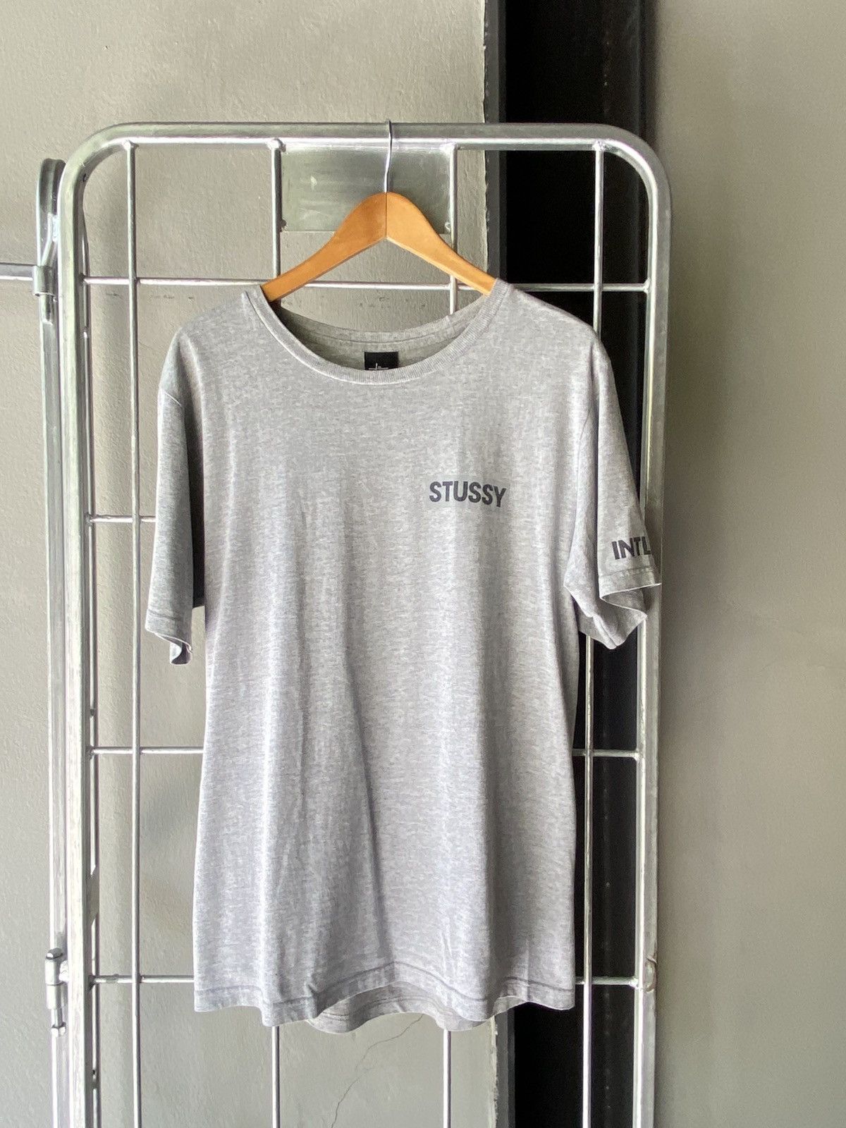 Stussy Stussy Gray Crew Neck Short Sleeve T-Shirt Size US L / EU 52-54 / 3 - 1 Thumbnail
