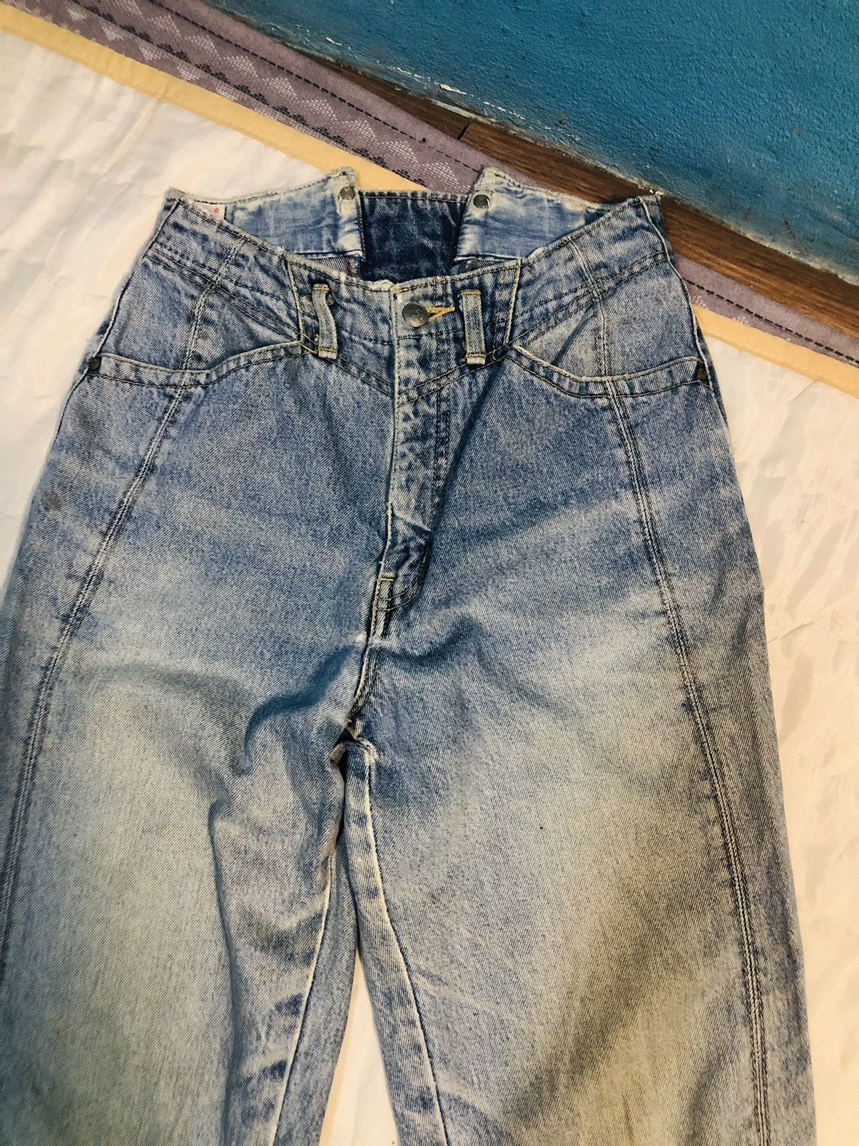 Japanese Brand Climax Double Zipper Jeans (10) Size US 26 / EU 42 - 3 Thumbnail