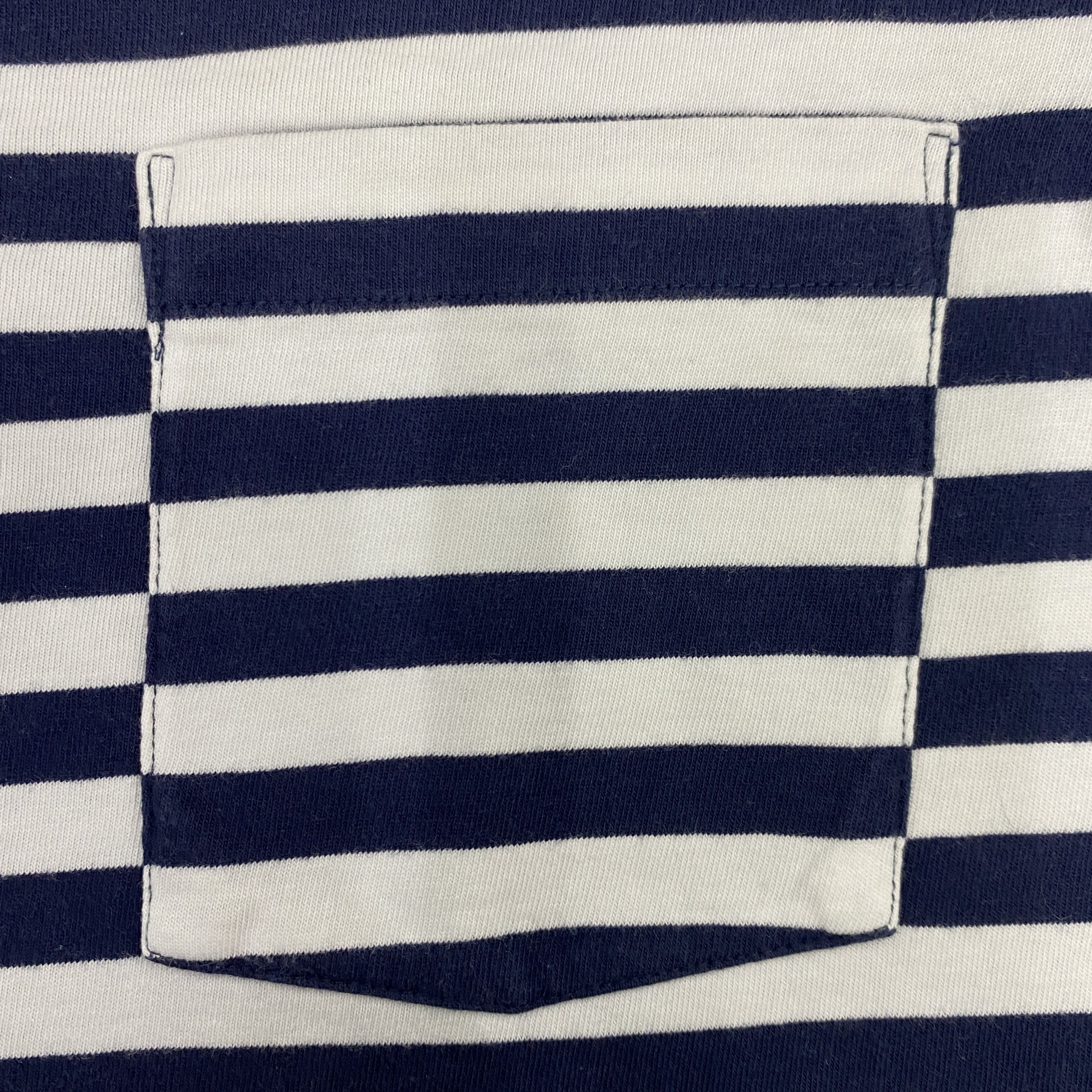 Japanese Brand JW Anderson Uniqlo Cotton Striped Tshirt - J088 Size US M / EU 48-50 / 2 - 7 Thumbnail