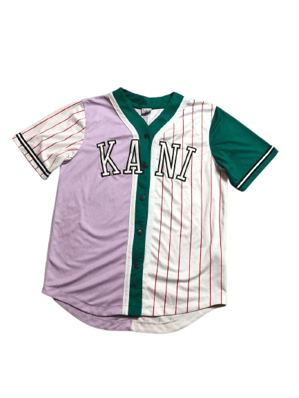 Karl Kani Vintage Karl Kani Baseball Training Button Up Shirt Size S Size US S / EU 44-46 / 1 - 1 Thumbnail