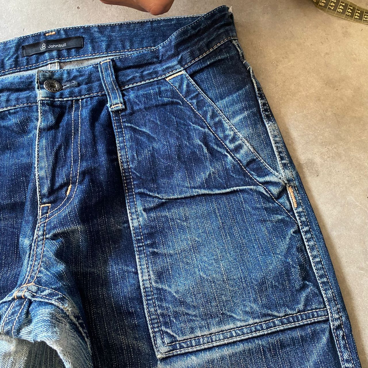 Johnbull Vintage Johnbull Bushpant Japanese Brand Distressed Denim Size US 31 - 13 Thumbnail