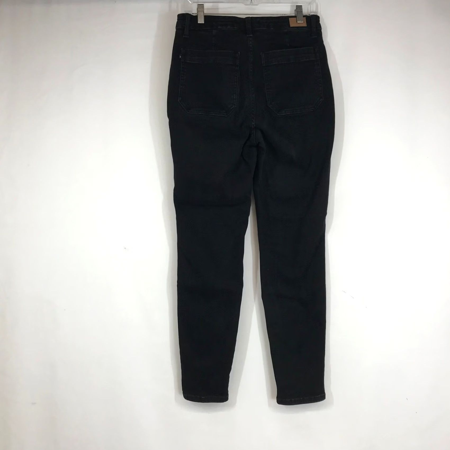 Vintage VINTAGE? No. Judy Blue High Rise Skinny Drawstring Utility Jeans Black 11/30 Womens Jeans Slim Stretch Size 32" / US 10 / IT 46 - 4 Thumbnail