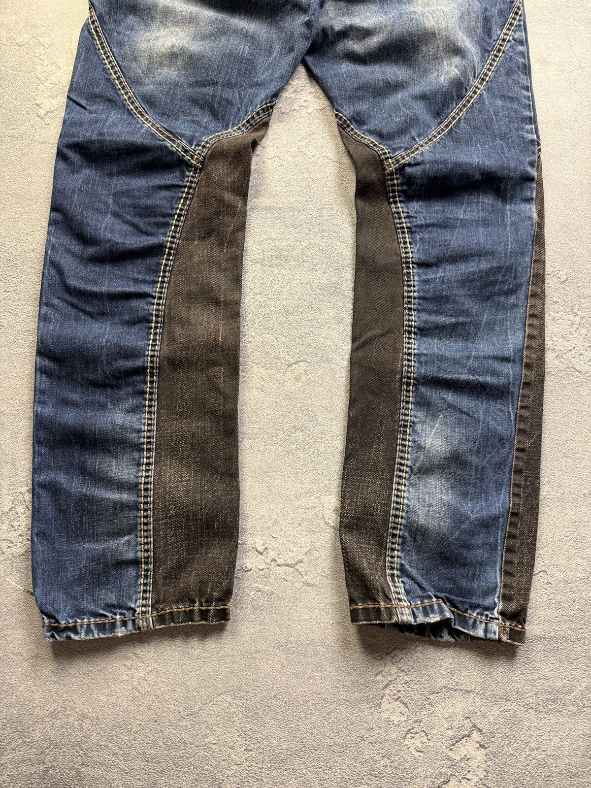 If Six Was Nine Y2K LGB Undercover Style Patchwork Denim Jeans Size US 32 / EU 48 - 14 Thumbnail
