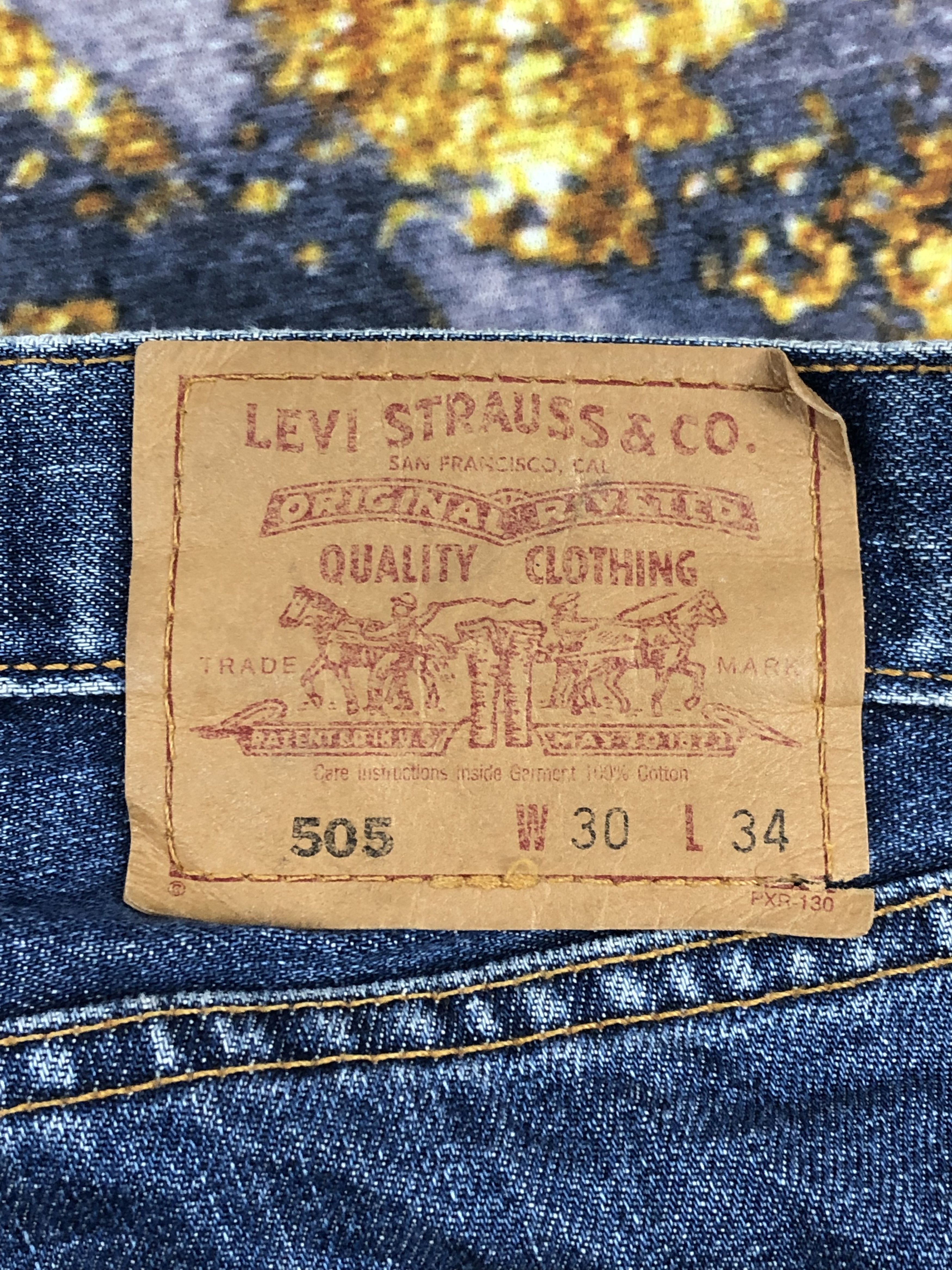 Levi's Vintage 90s Levis 505 Faded Blue Jeans DPP0200 Size US 31 - 5 Thumbnail