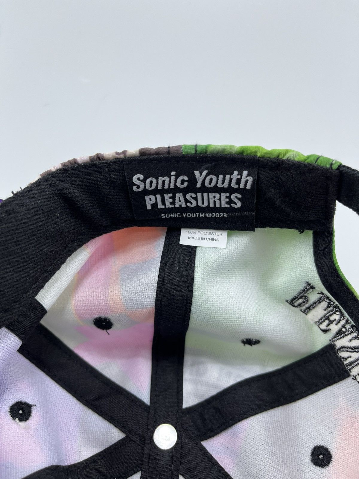 Band Tees Sonic Youth 6 panel Cap 💥 RARE Size ONE SIZE - 6 Thumbnail
