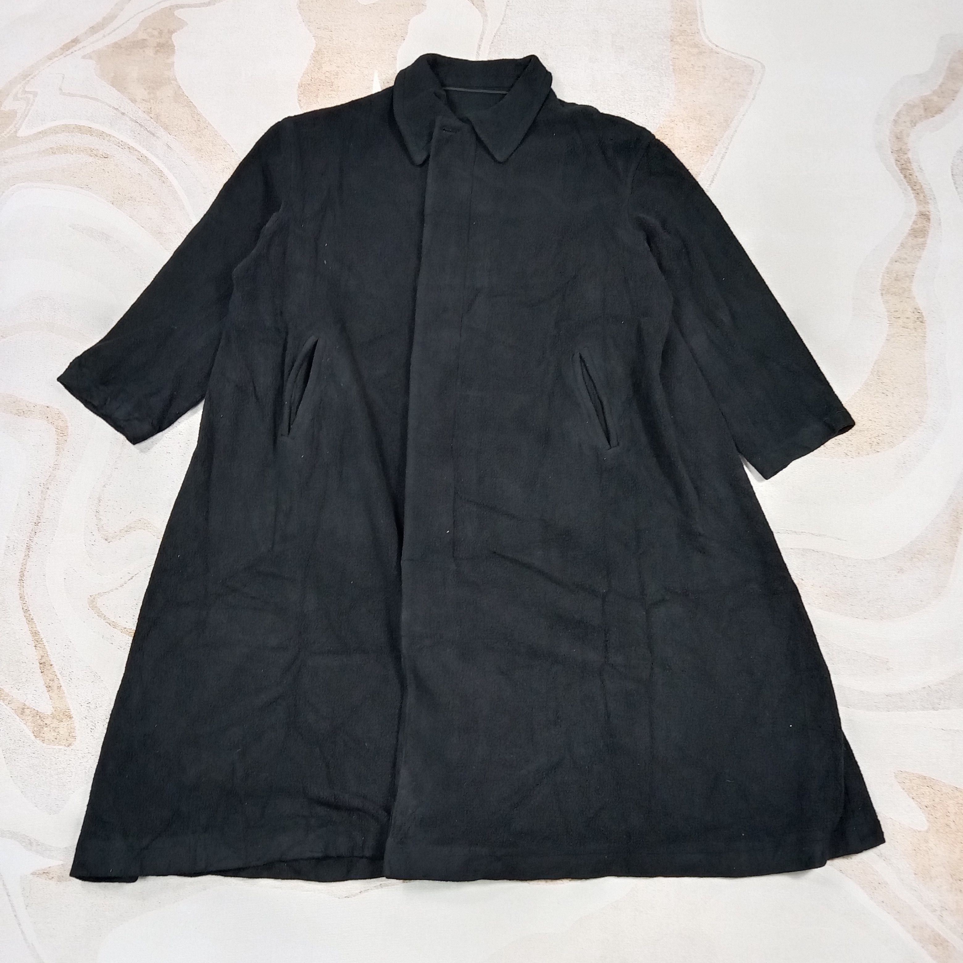 Y's Y's by Yohji Yamamoto Overcoat Heavy Jacket C284N1 Size US XXL / EU 58 / 5 - 1 Thumbnail