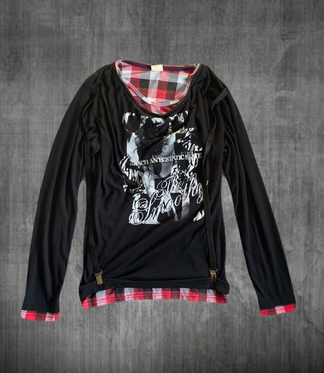 If Six Was Nine 2000s Japanese archive Layered Poem Bondage Long Sleeve Tee Size US S / EU 44-46 / 1 - 1 Thumbnail