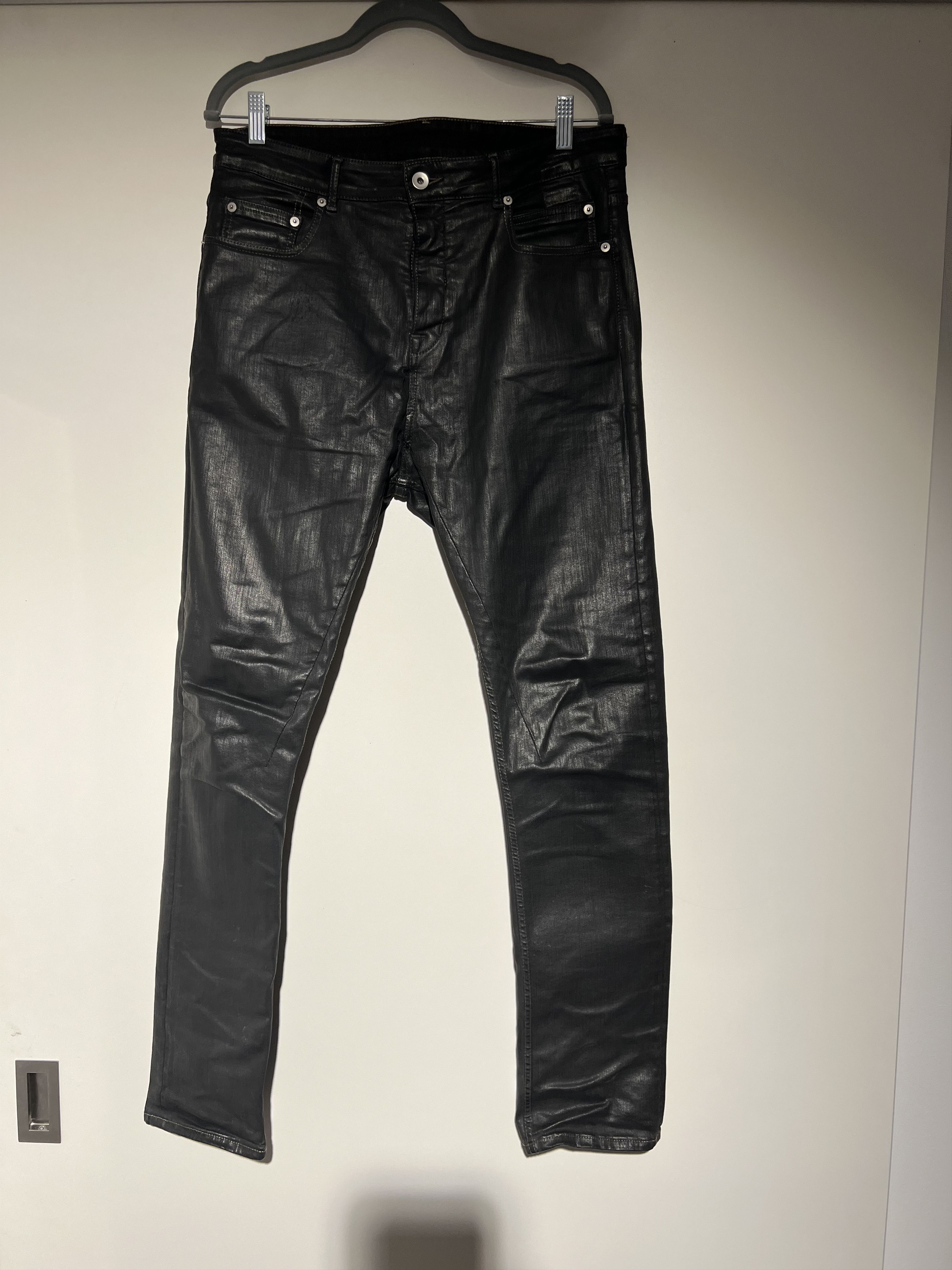 Rick Owens Drkshdw Rick Owens DRKSHDW Waxed Denim Detroit Cut SBW