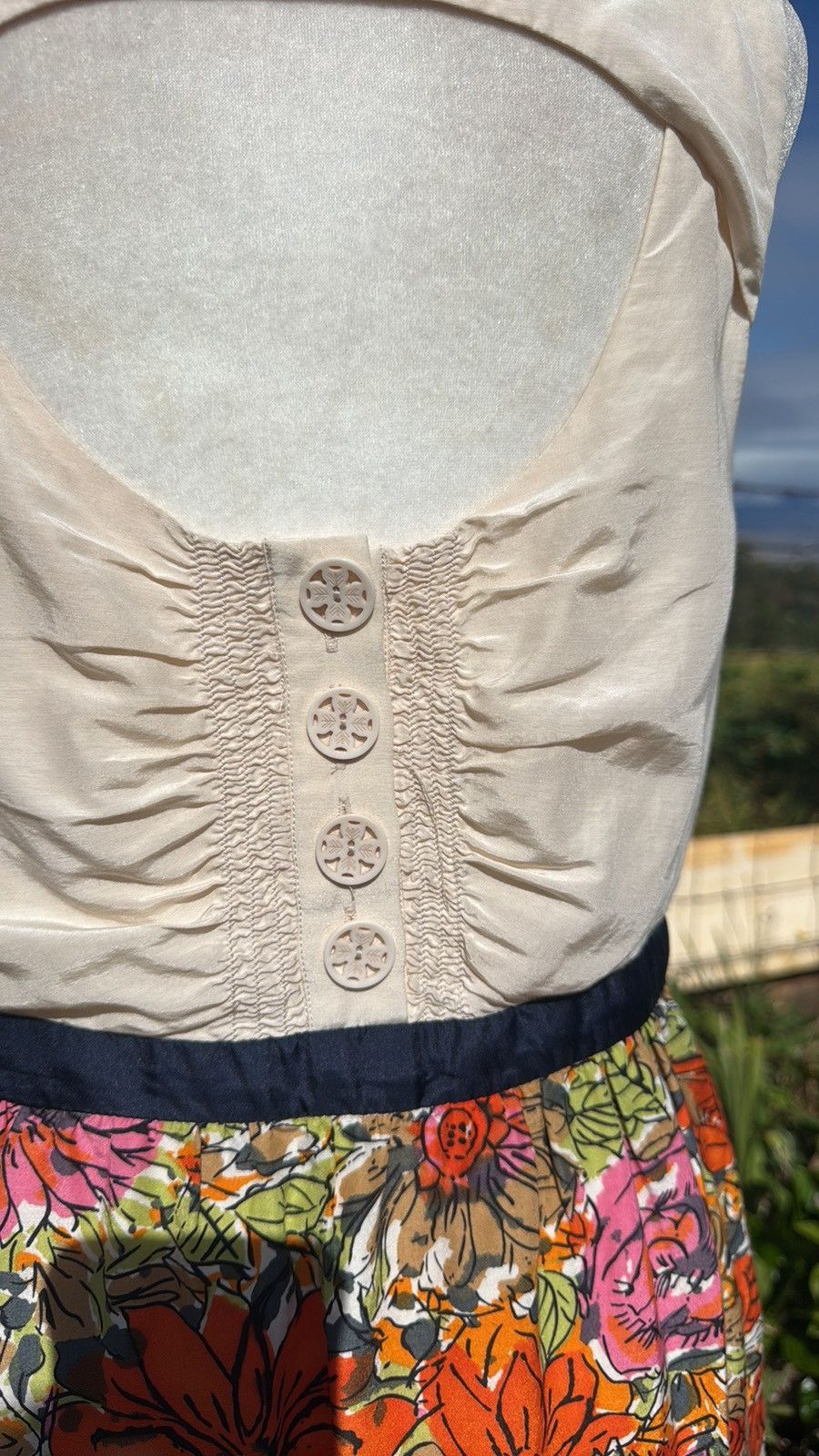 Anthropologie Anthropologie We love Vera Silk blend Floral Sleeveless Size M / US 6-8 / IT 42-44 - 5 Thumbnail