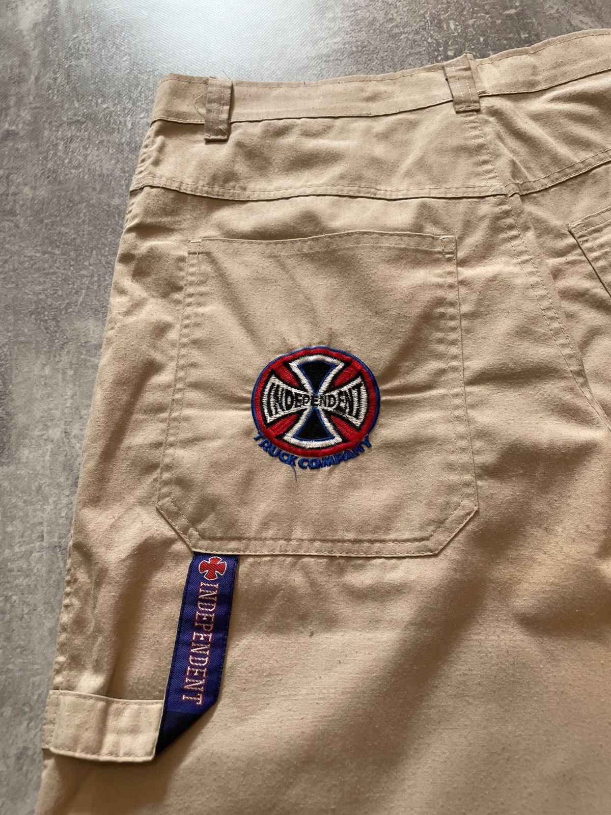 Independent Trading Co. × Independent Truck Co. × Vintage Vintage Independent Skateboarding Carpenter Rap Shorts 90s Size US 34 / EU 50 - 16 Thumbnail