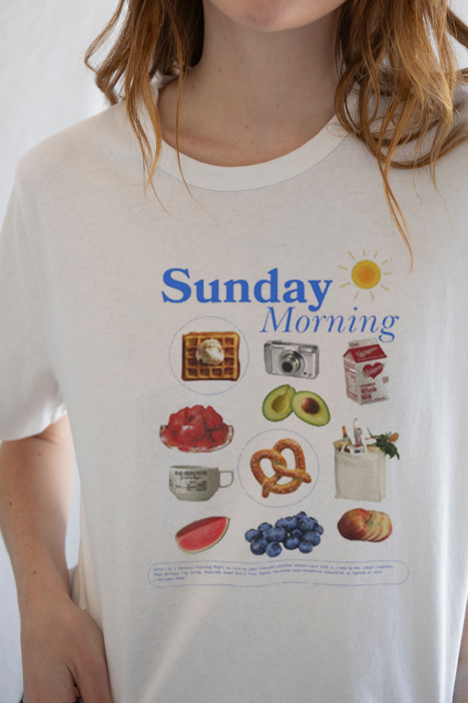 Vintage Sunday Morning T-Shirt – Cozy Minimalist Tee Size M / US 6-8 / IT 42-44 - 4 Thumbnail