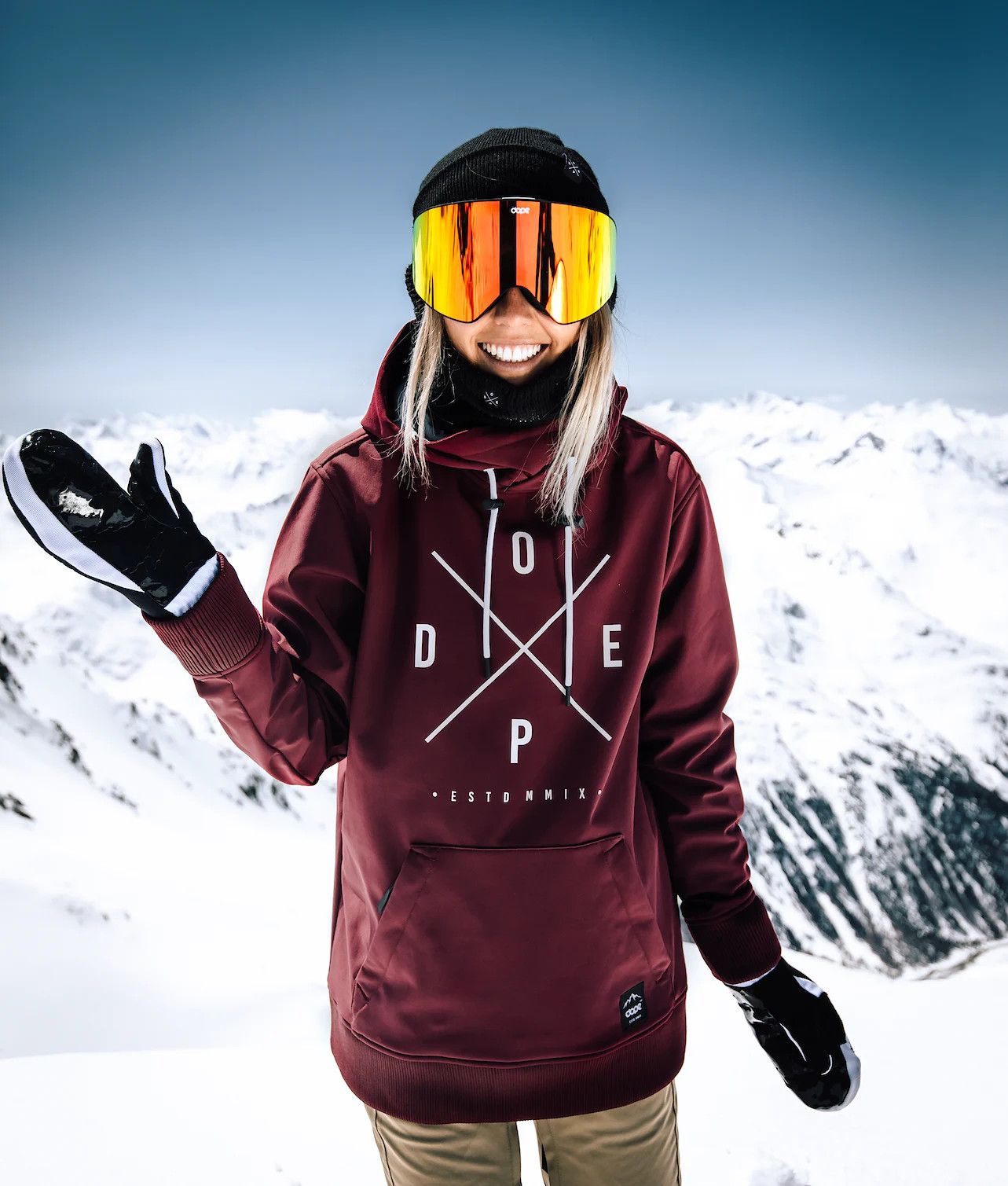 Other DOPE Snow Yeti 10k Jacket Hoodie Snowboard Ski Anorak Size S / US 4 / IT 40 - 14 Thumbnail