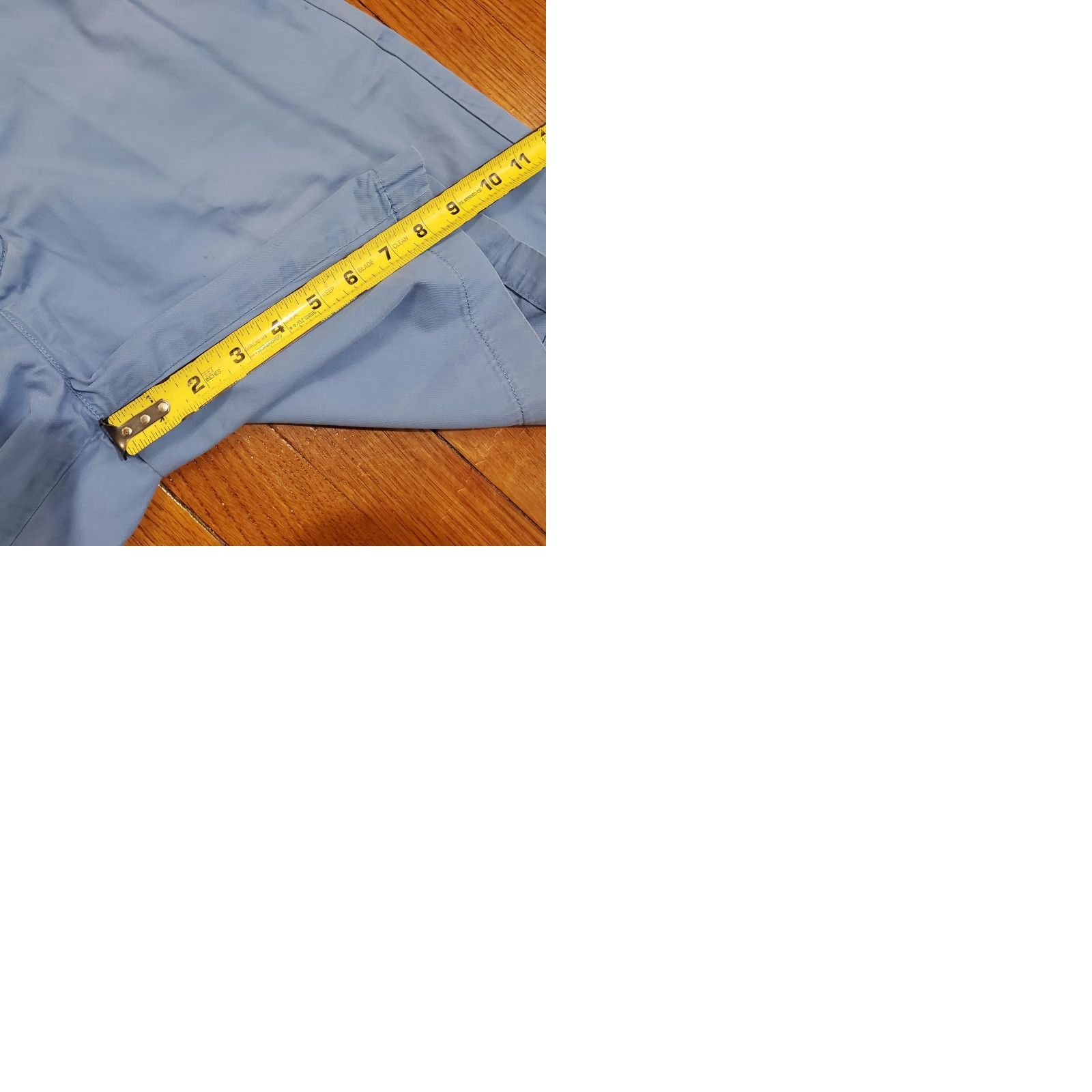 Vineyard Vines Vineyard Vines Club Short Shorts Mens 33 Chino Flat Front Blue 9in Inseam Casual Pockets Whale Logo 1H0213 Size US 33 - 9 Thumbnail