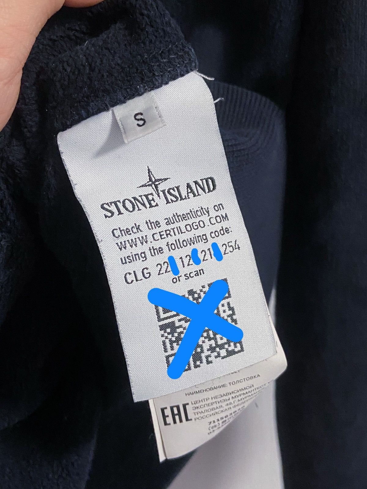 Stone Island Stone Island Faded Massimo Osti Navy Hoodie Size US S / EU 44-46 / 1 - 6 Thumbnail