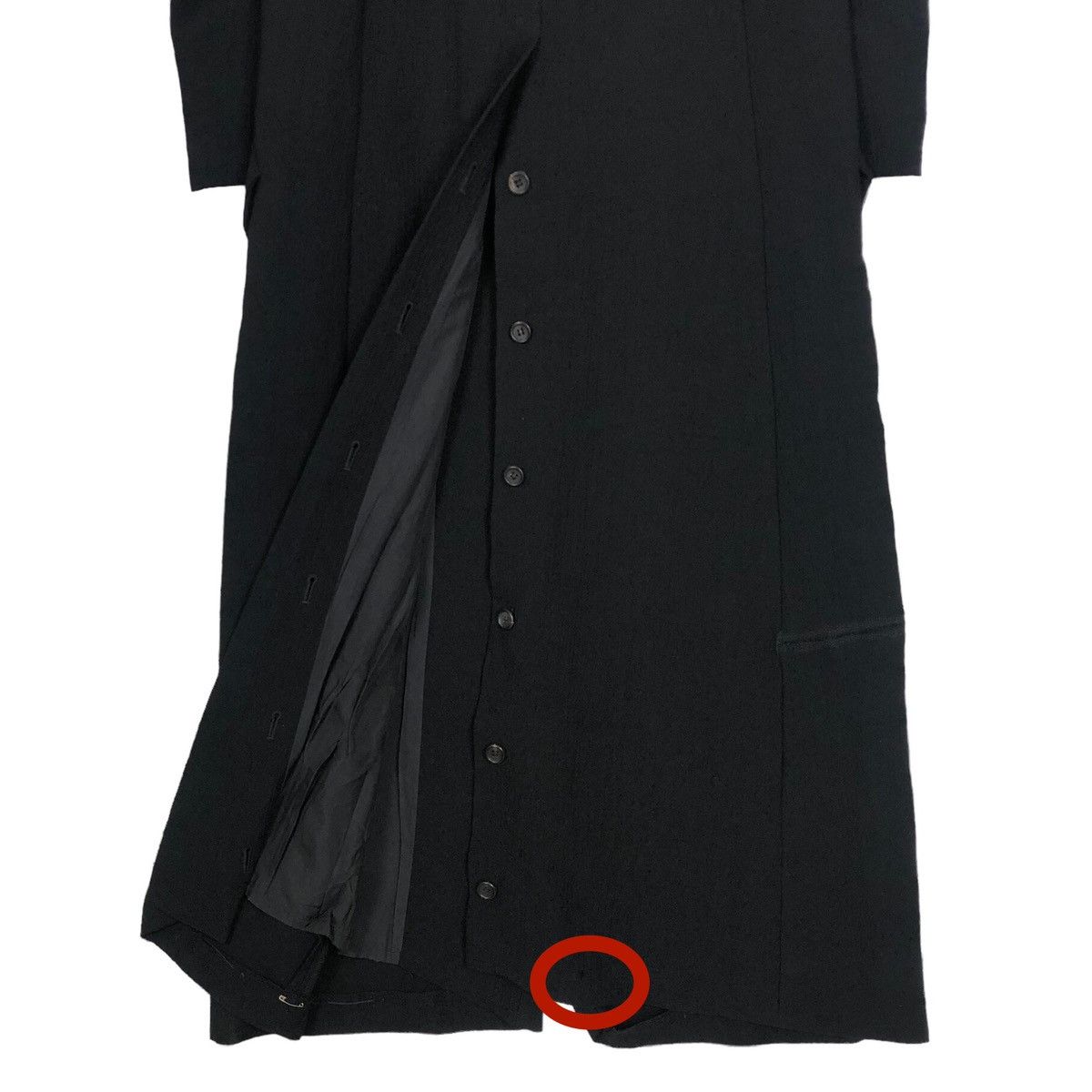 Yohji Yamamoto Vintage 90s Y’s Yohji Yamamoto Large Collar Wool Overcoat Size M / US 6-8 / IT 42-44 - 20 Thumbnail