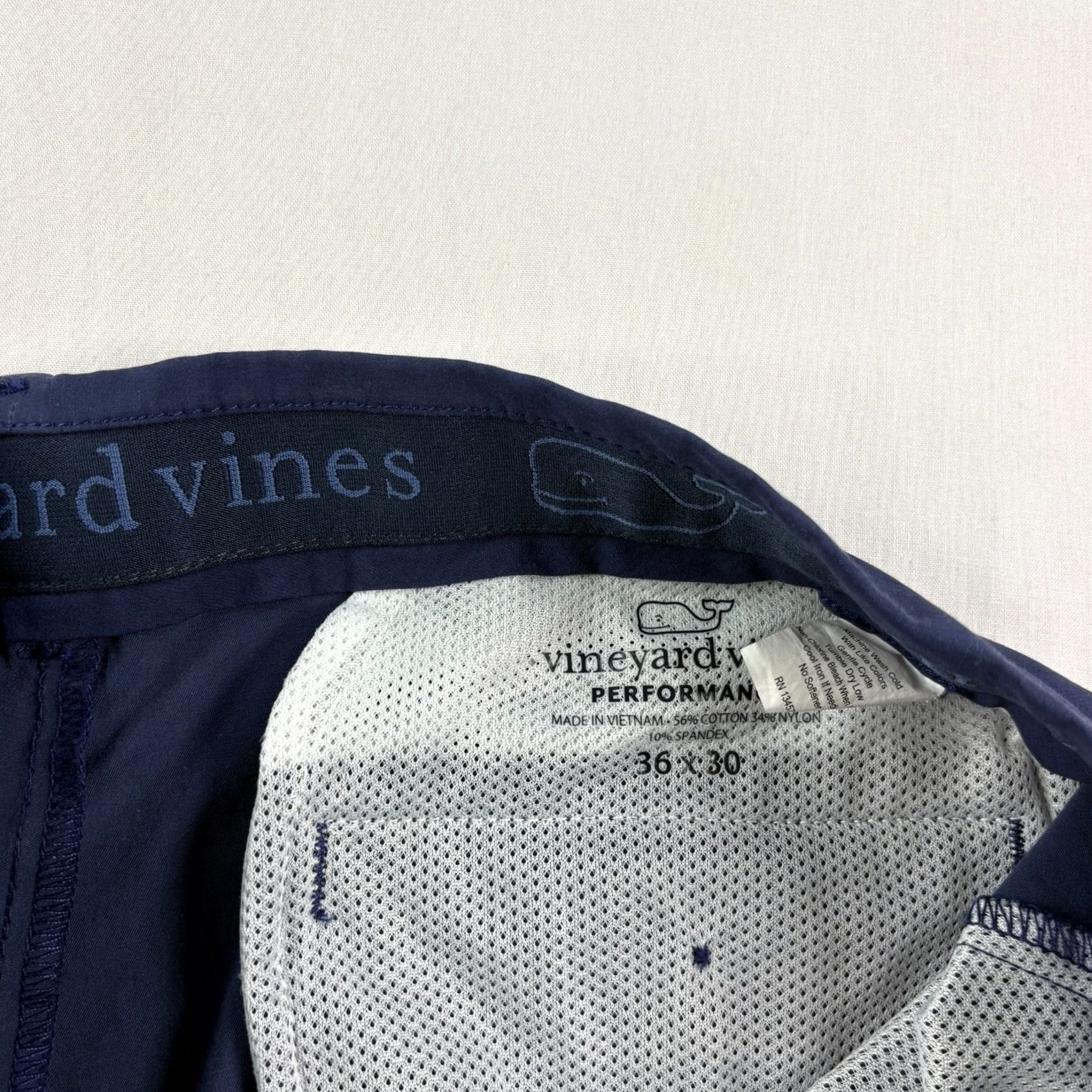 Vineyard Vines Vineyard Vines Pants Mens 36x29 Blue On The Go Chino Golf Preppy Stretch Size US 36 / EU 52 - 4 Thumbnail