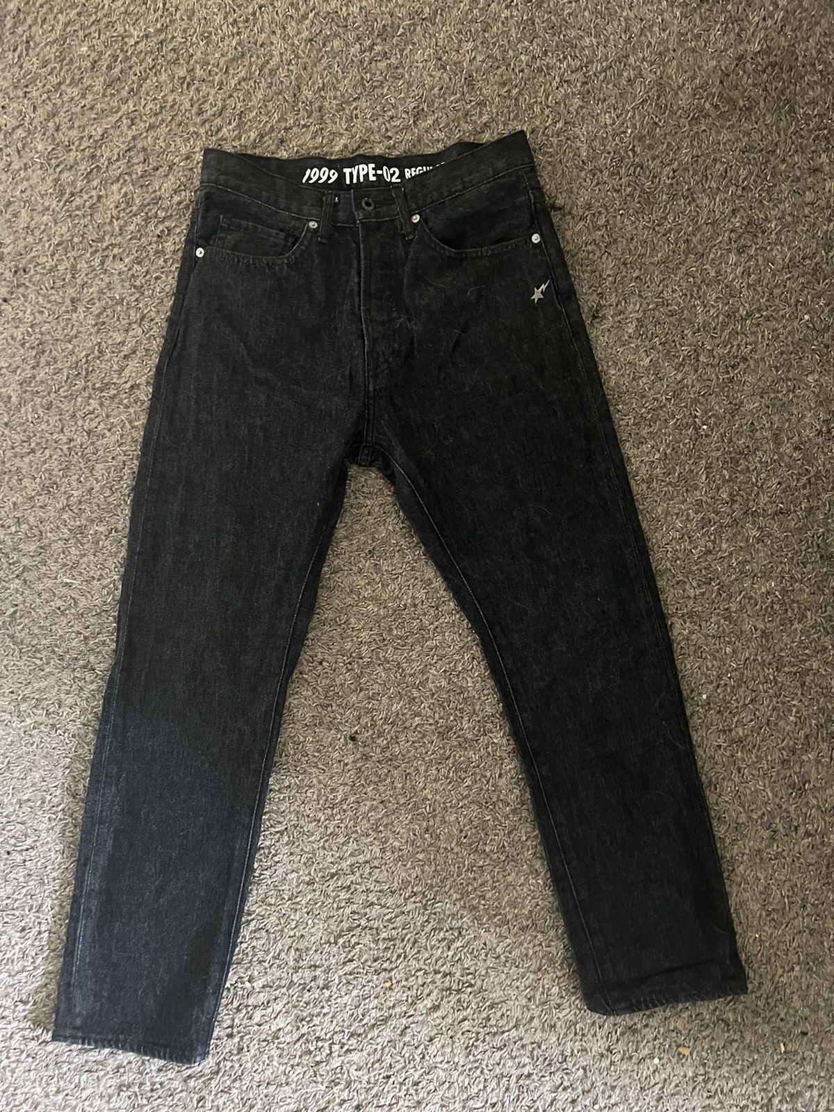 Bape 1999 Type-02 Regular Denim Size US 30 / EU 46 - 2 Thumbnail
