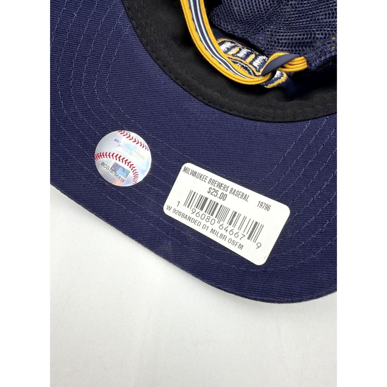 New Era VINTAGE: No (omit) Milwaukee Brewers New Era 9TWENTY Women Hat Blue One Size Size ONE SIZE - 7 Thumbnail