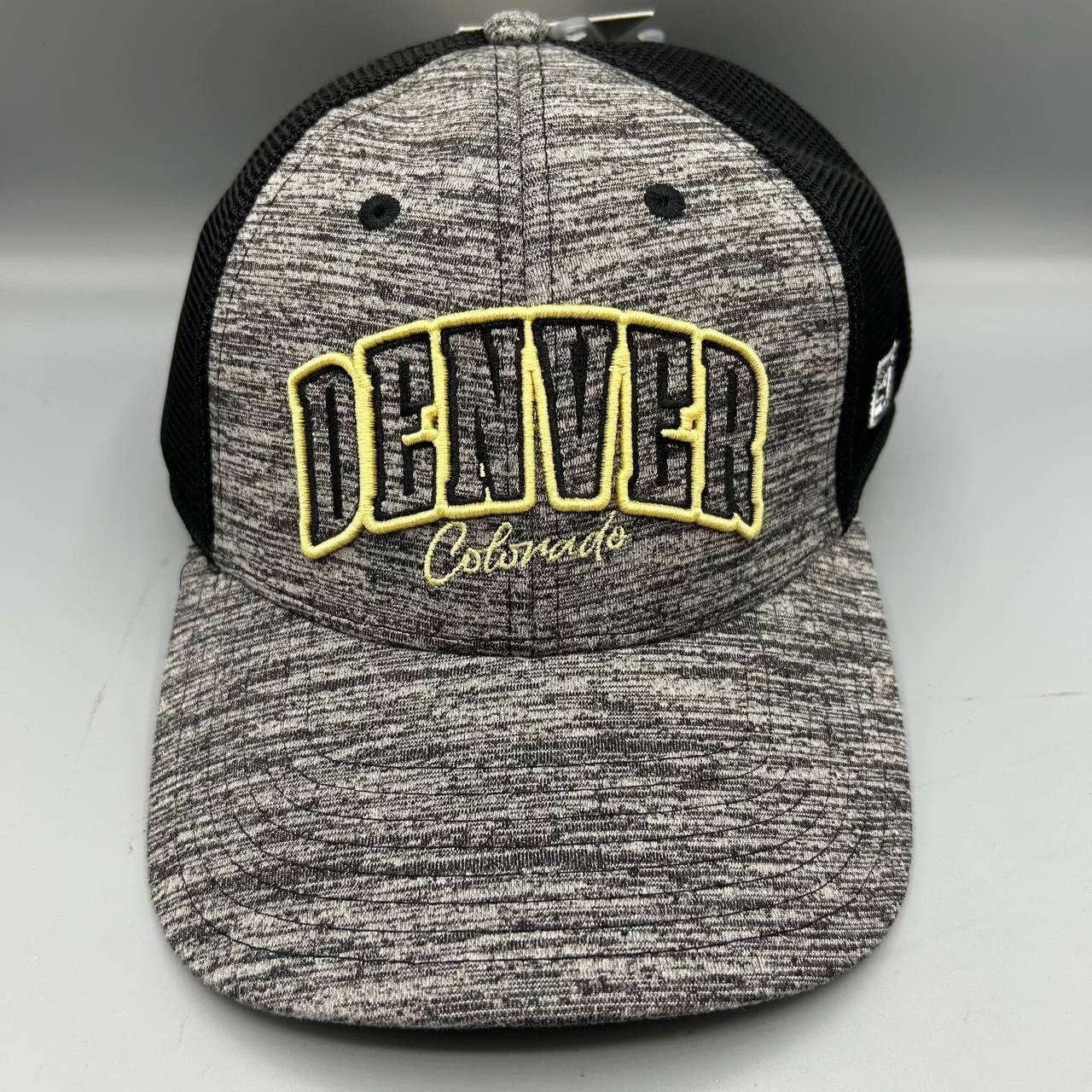 The Game Denver Colorado Trucker Hat Men L-XL Gray Stretch Fitted Size ONE SIZE - 1 Thumbnail