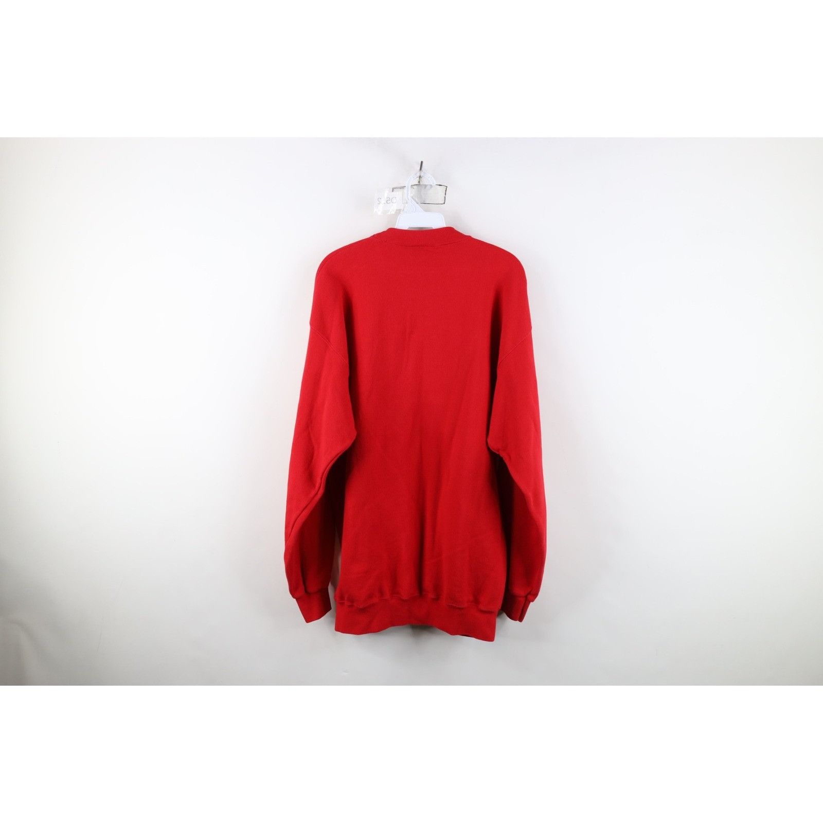 Vintage Vintage 90s Streetwear Faded Christmas Snowman Sweatshirt Size L / US 10 / IT 46 - 10 Thumbnail