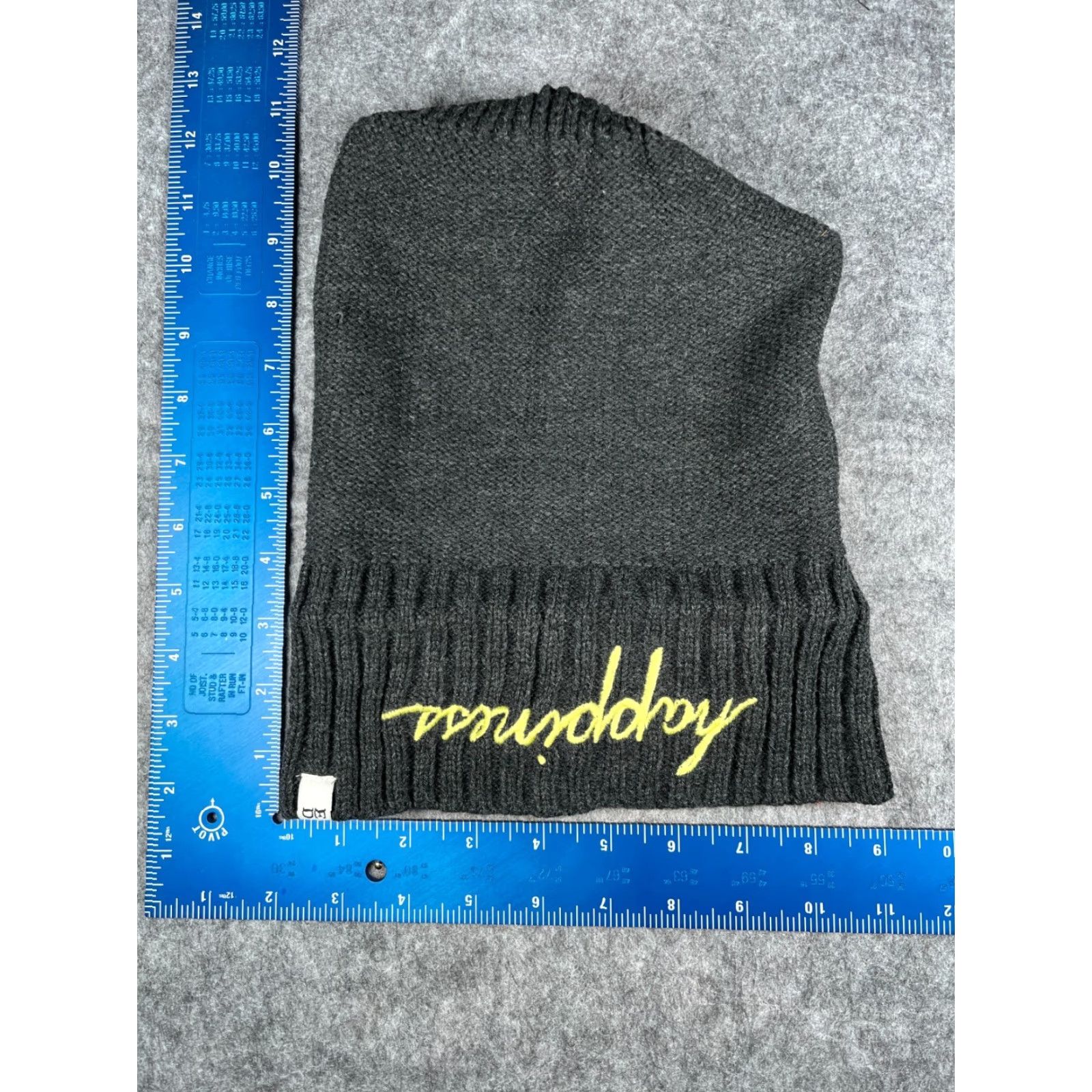 Vintage Happiness Ellen DeGeneres Beanie Toque Women One Size Gray Knit 100% Acrylic NEW Size ONE SIZE - 5 Thumbnail
