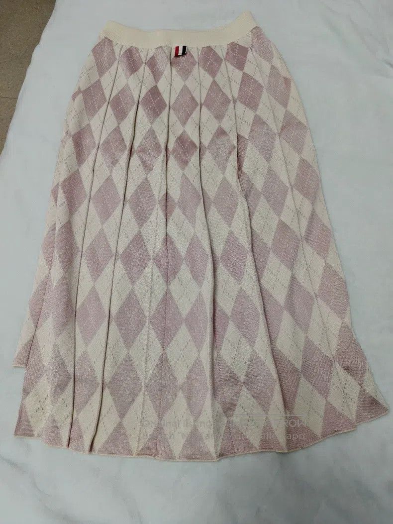 Thom Browne Thom Browne Pink diamond-patterned knit suit Size S / US 4 / IT 40 - 4 Thumbnail
