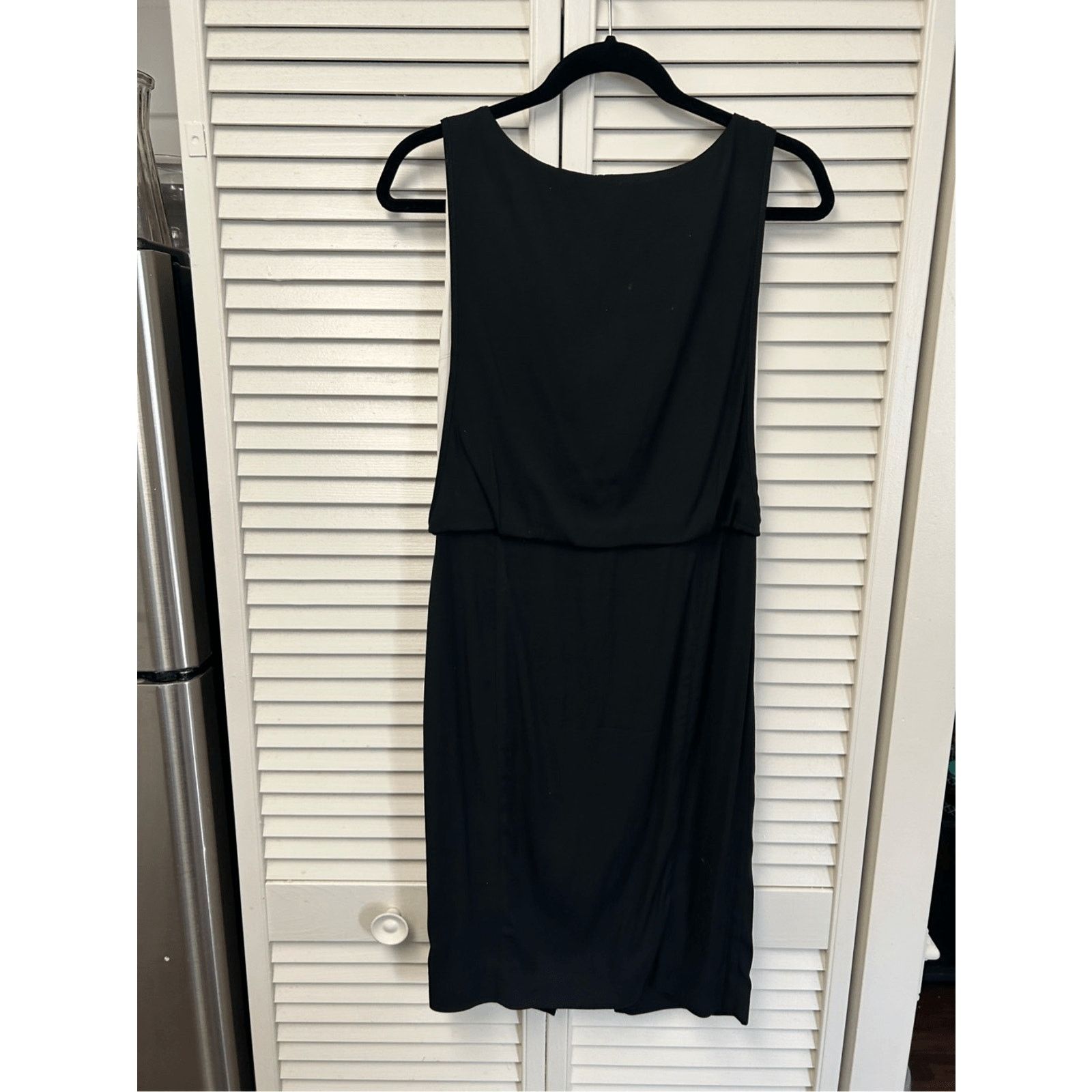 Veronica Beard Veronica Beard Black White Viscose Pencil Dress, Sz 8, $548 Size M / US 6-8 / IT 42-44 - 9 Thumbnail