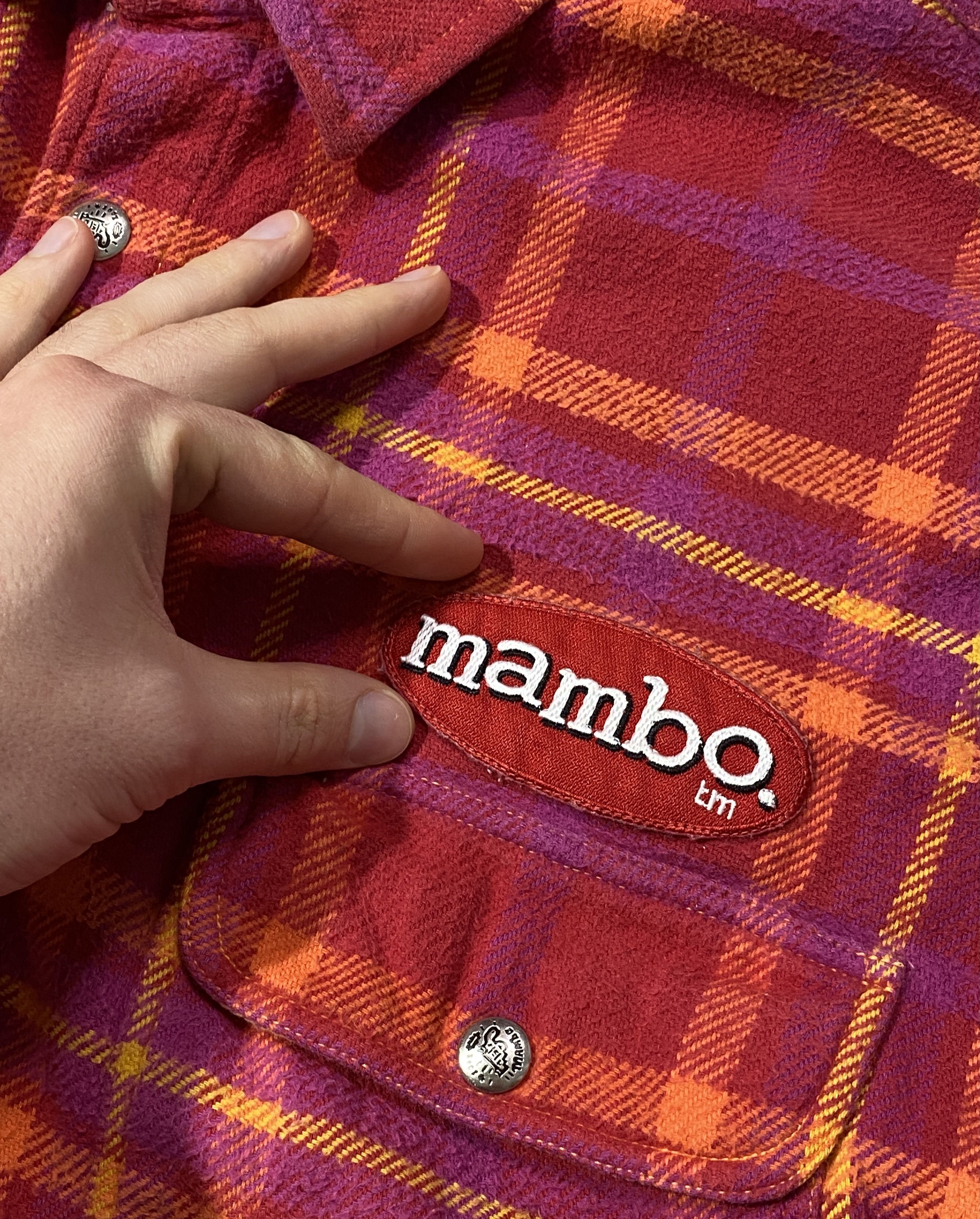 Mambo Vintage 90s MAMBO Cotton Platted Flannel Shirt Size US M / EU 48-50 / 2 - 13 Thumbnail