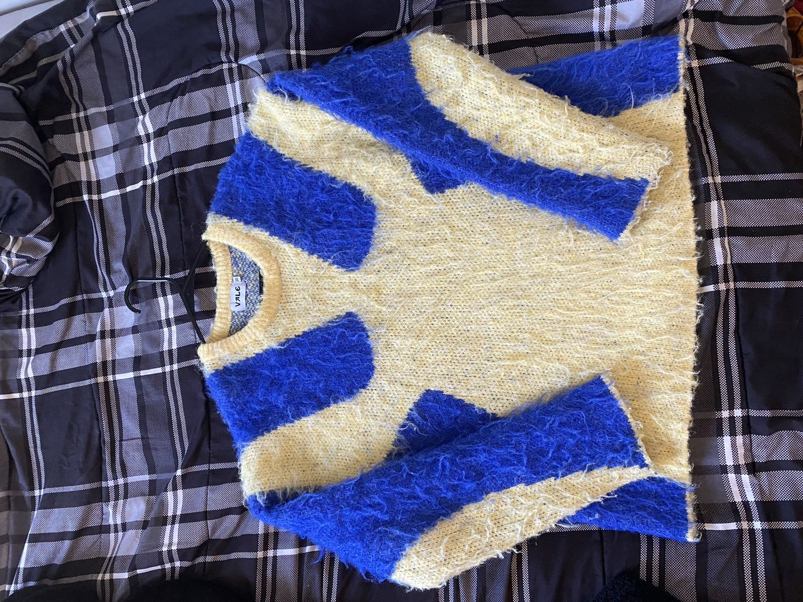 image of Vale Mohair Sweater in Blue, Men's (Size Medium)