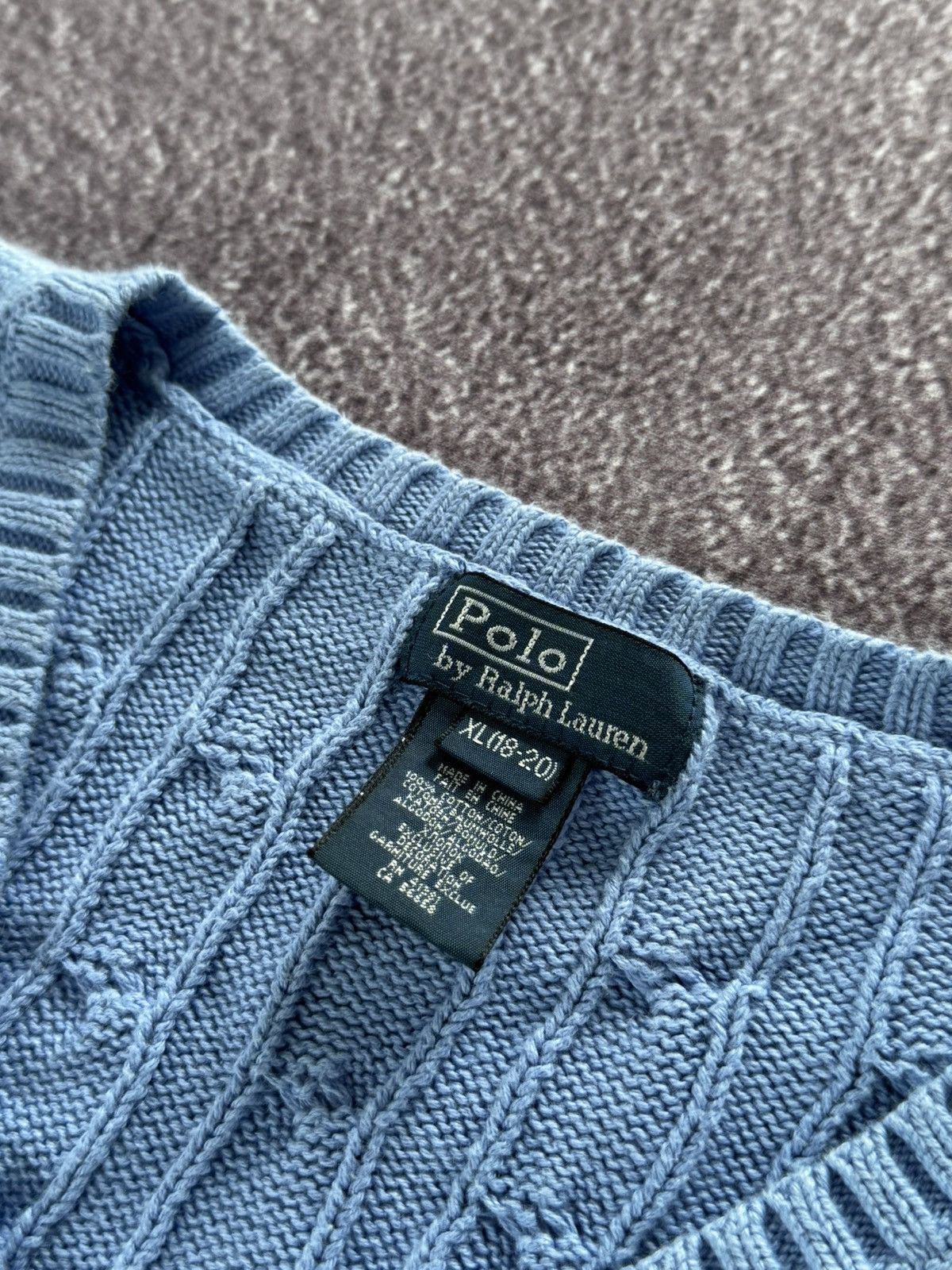 Polo Ralph Lauren Polo Ralph Lauren Vintage 90’s Cable Knit Vest Size XL / US 12-14 / IT 48-50 - 9 Thumbnail