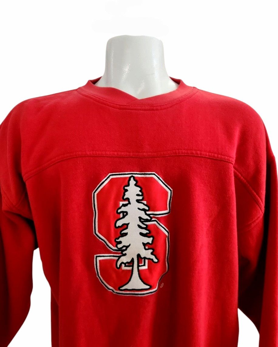 Lee × Vintage Vintage 90s Stanford University Crewneck Sweatshirt Lee XL Size US XL / EU 56 / 4 - 2 Thumbnail