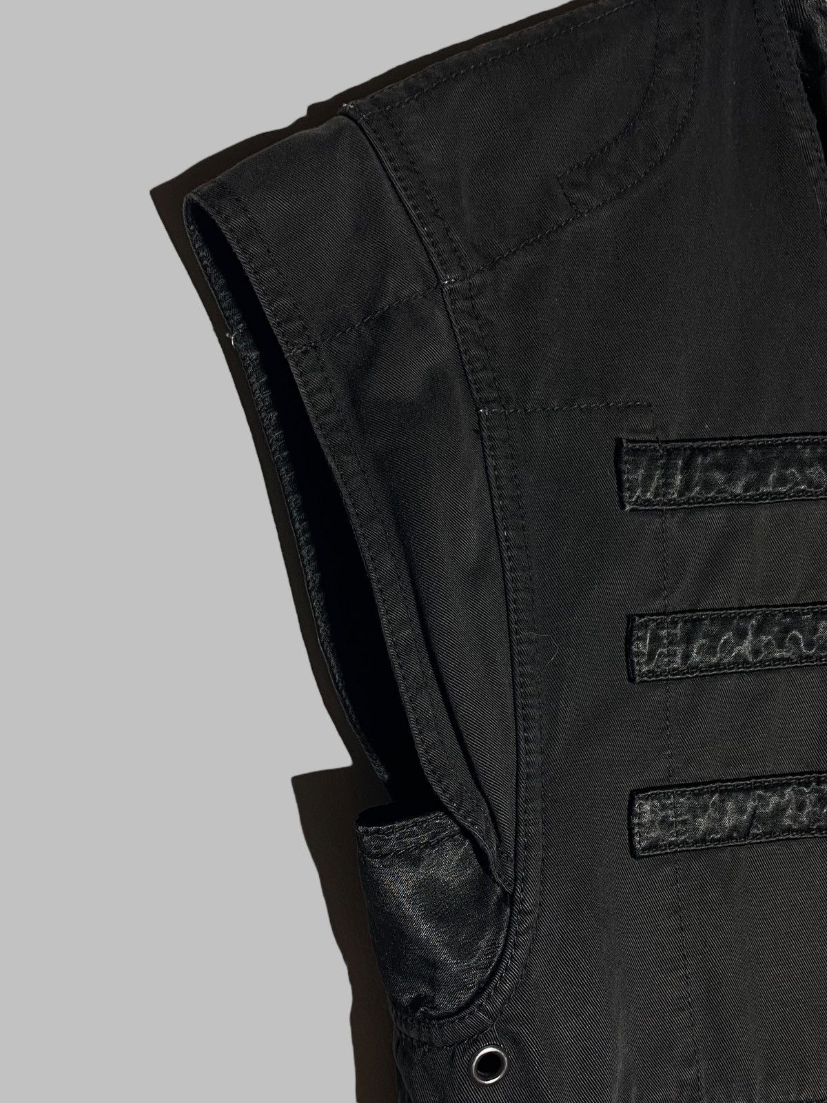 Prada Vintage 1990s Prada Avant Garde Archive Hook Detail Vest Size US S / EU 44-46 / 1 - 7 Thumbnail